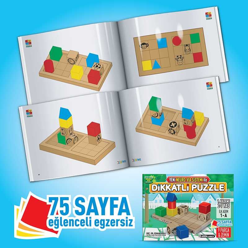Dikkatli Puzzle İlk Adım 2 - 7 Yaş
