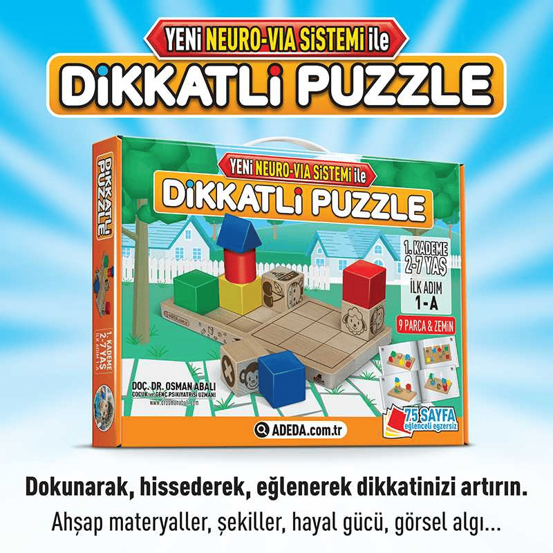 Dikkatli Puzzle İlk Adım 2 - 7 Yaş