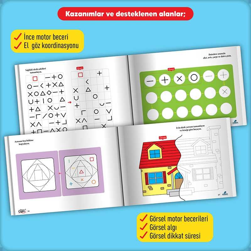 Okuldan Önce Serisi-Dikkatli Çizgiler