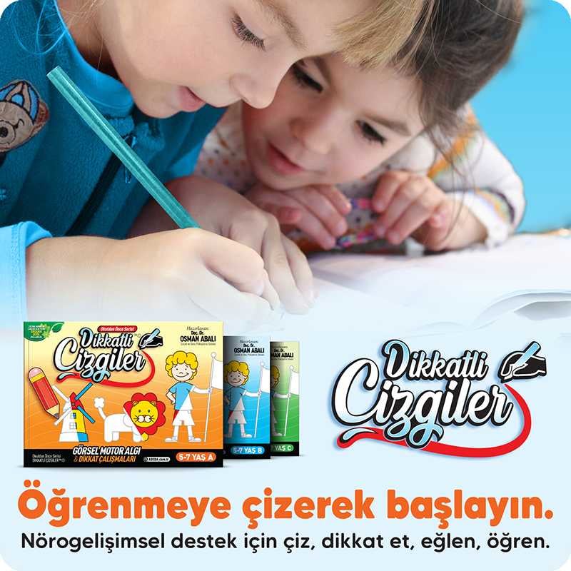 Okuldan Önce Serisi-Dikkatli Çizgiler