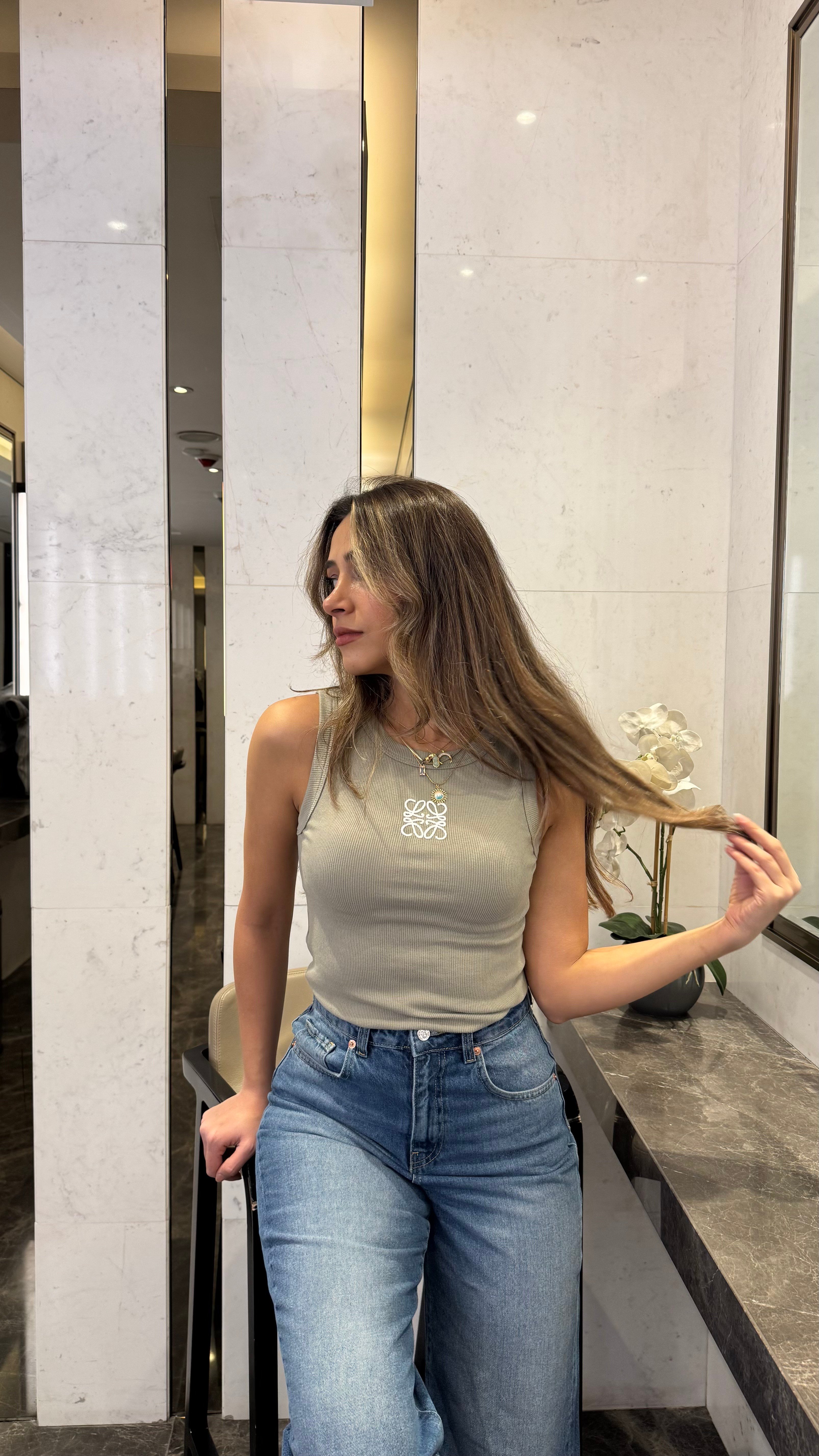Askılı Crop -Tişört