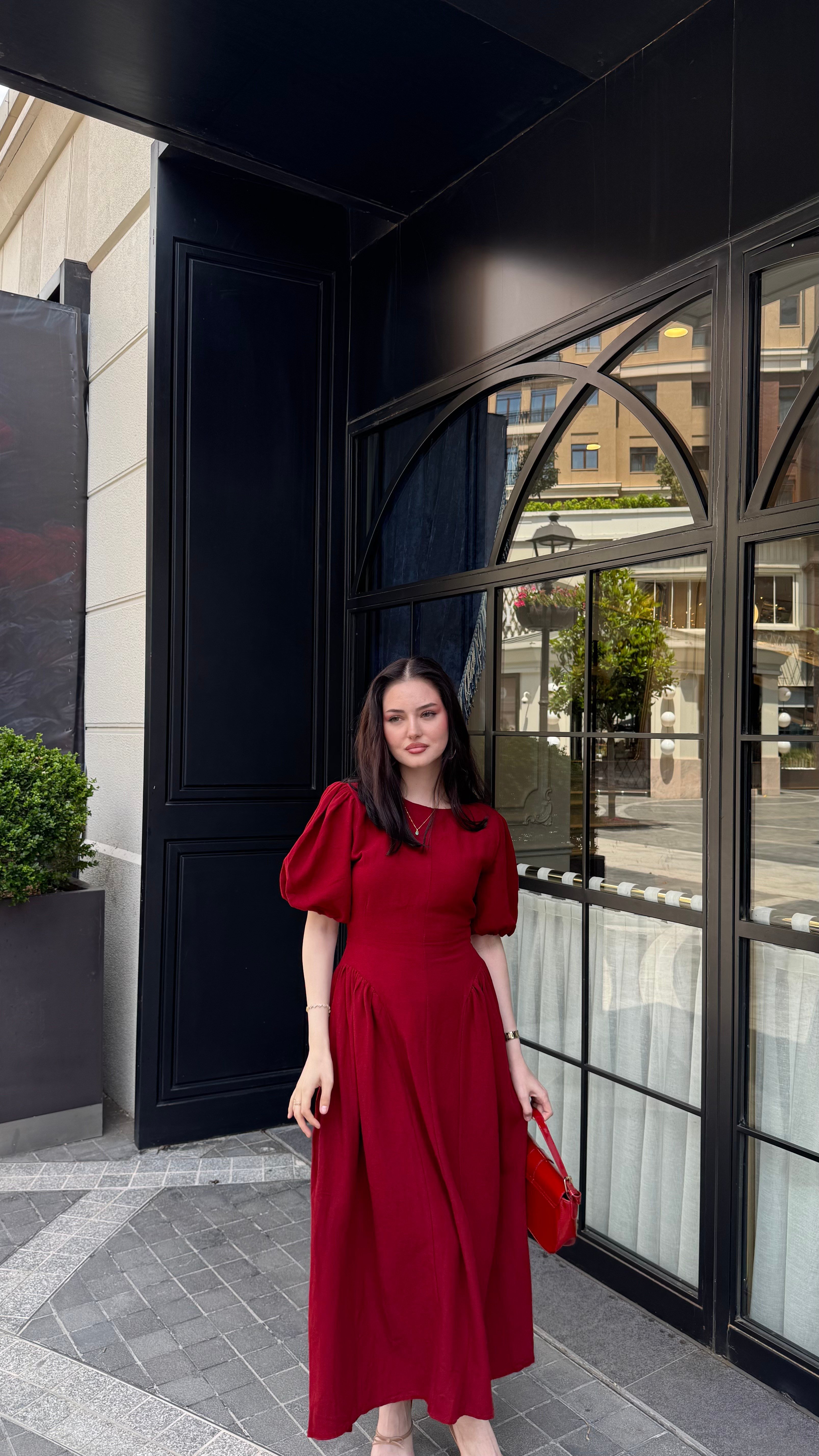 BELLA- MERLOT -ELBİSE