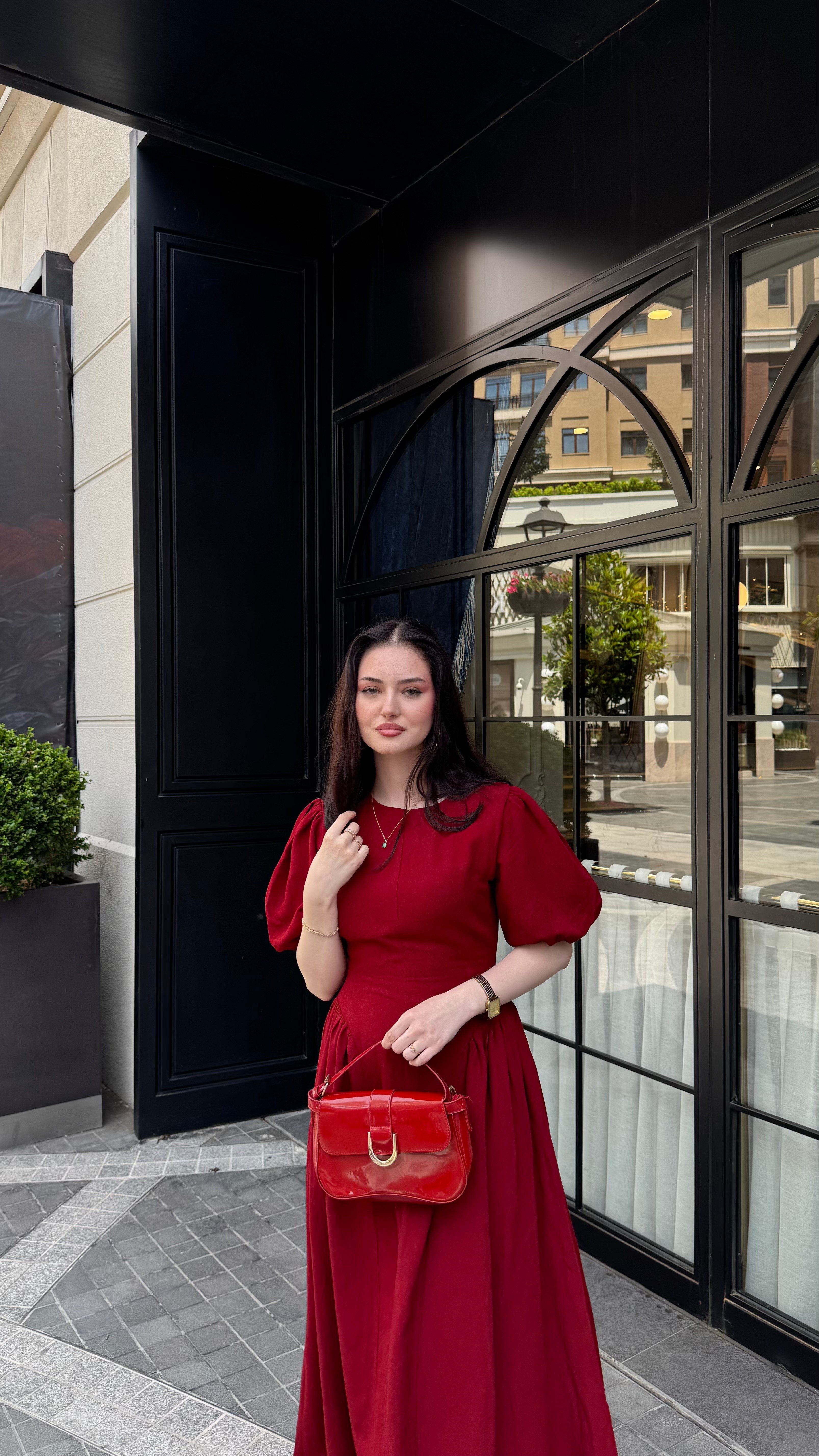 BELLA- MERLOT -ELBİSE