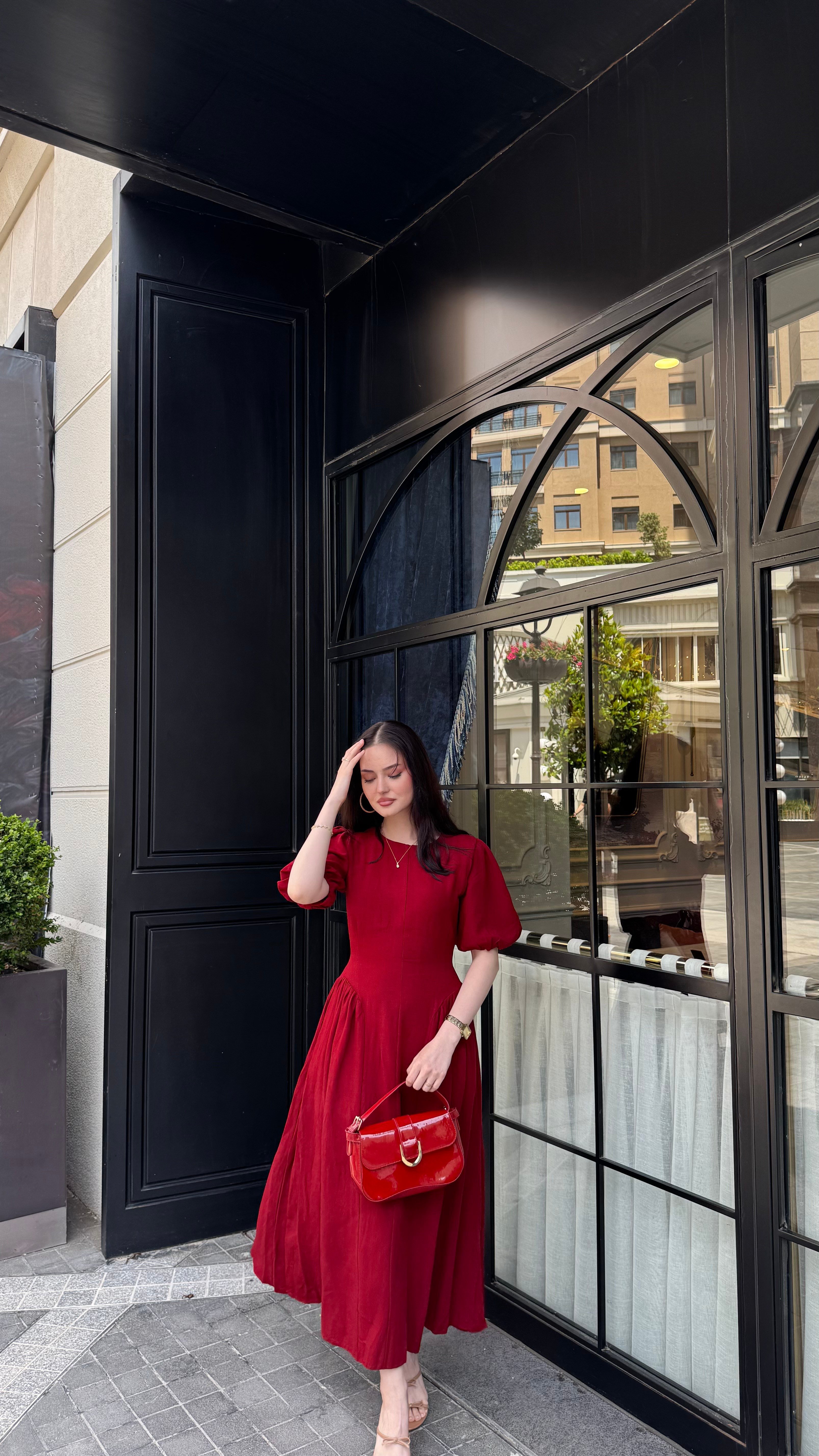 BELLA- MERLOT -ELBİSE