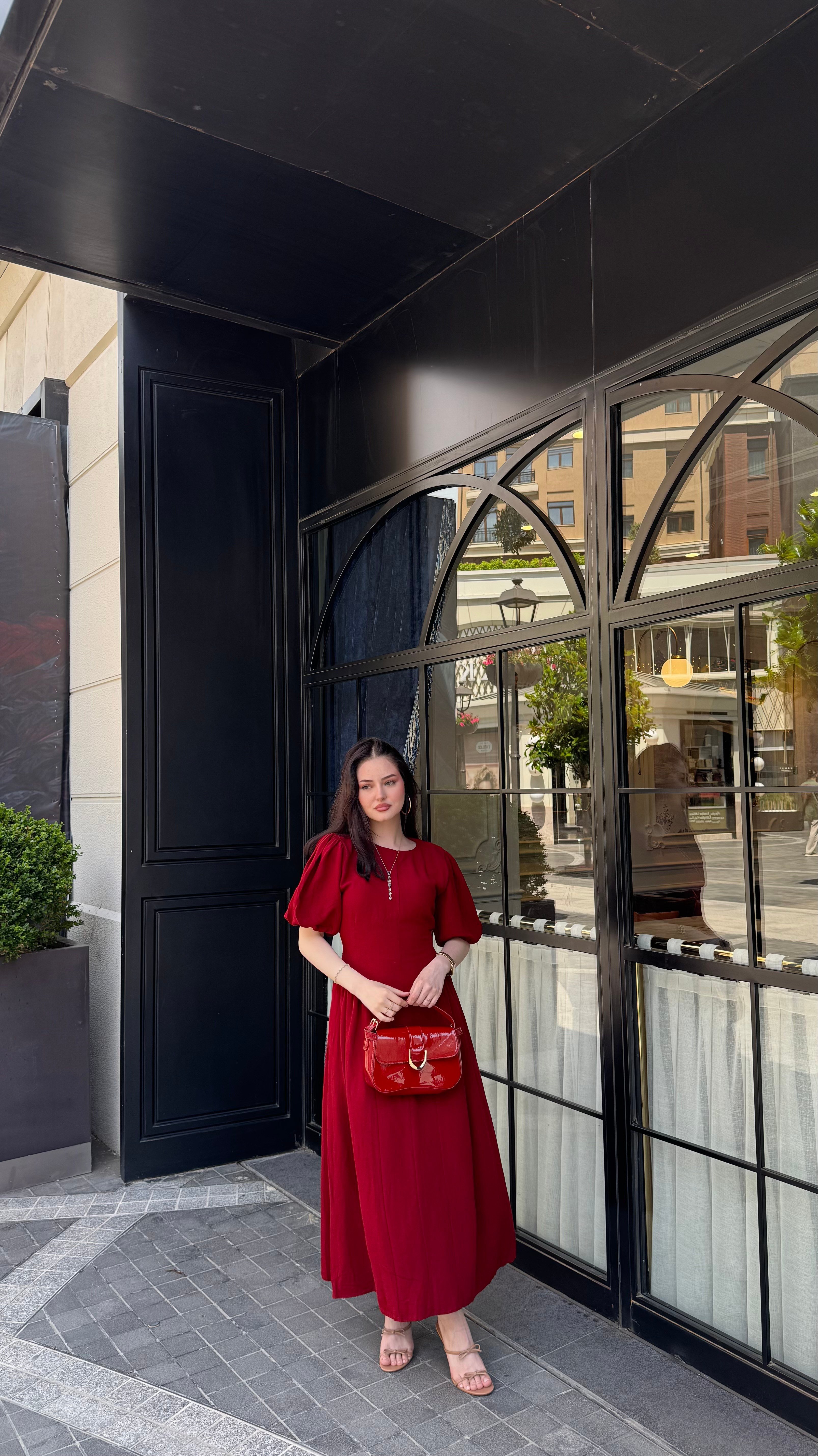 BELLA- MERLOT -ELBİSE