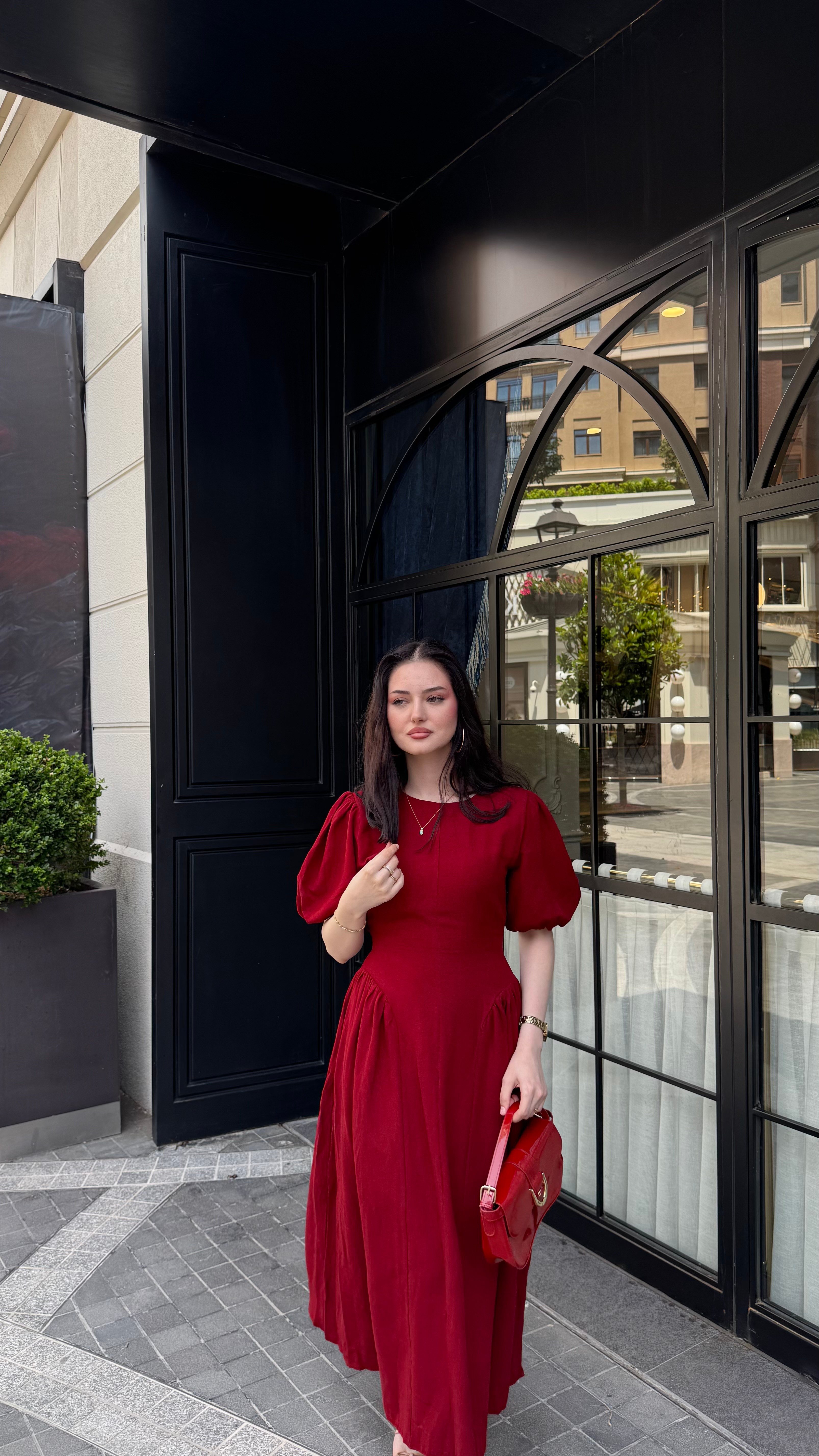 BELLA- MERLOT -ELBİSE