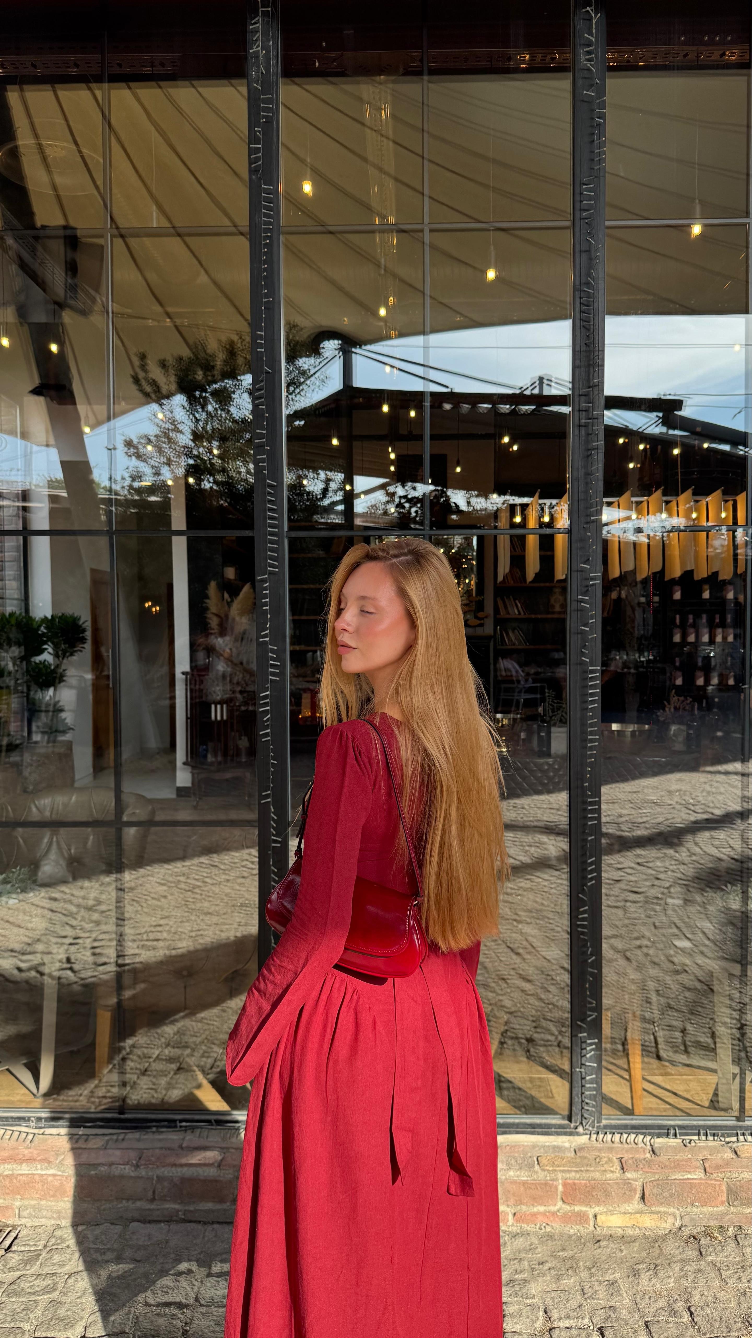 Bella Merlot Longue-ELBİSE