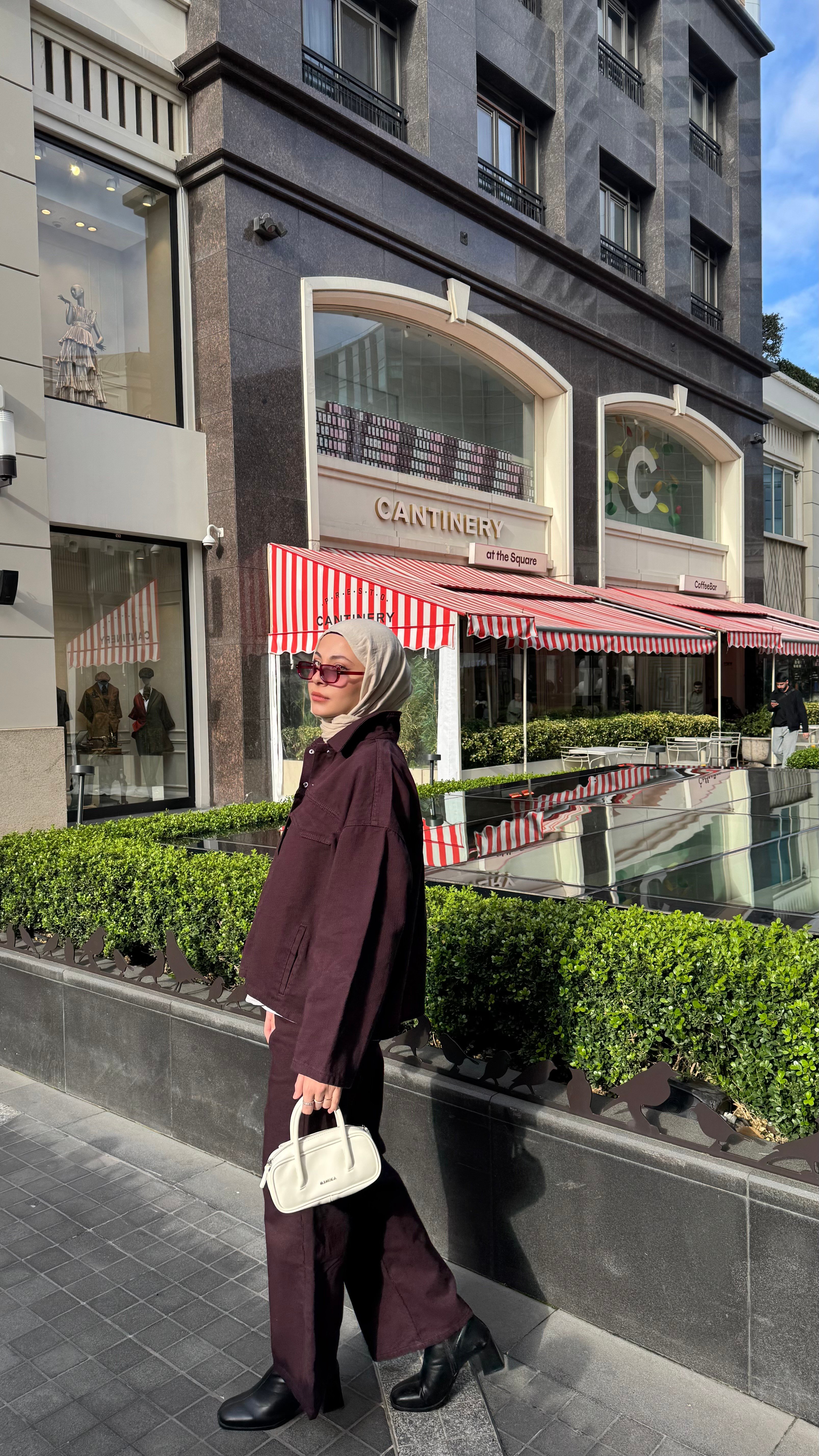 Bordo Denim Takım -TAKIM