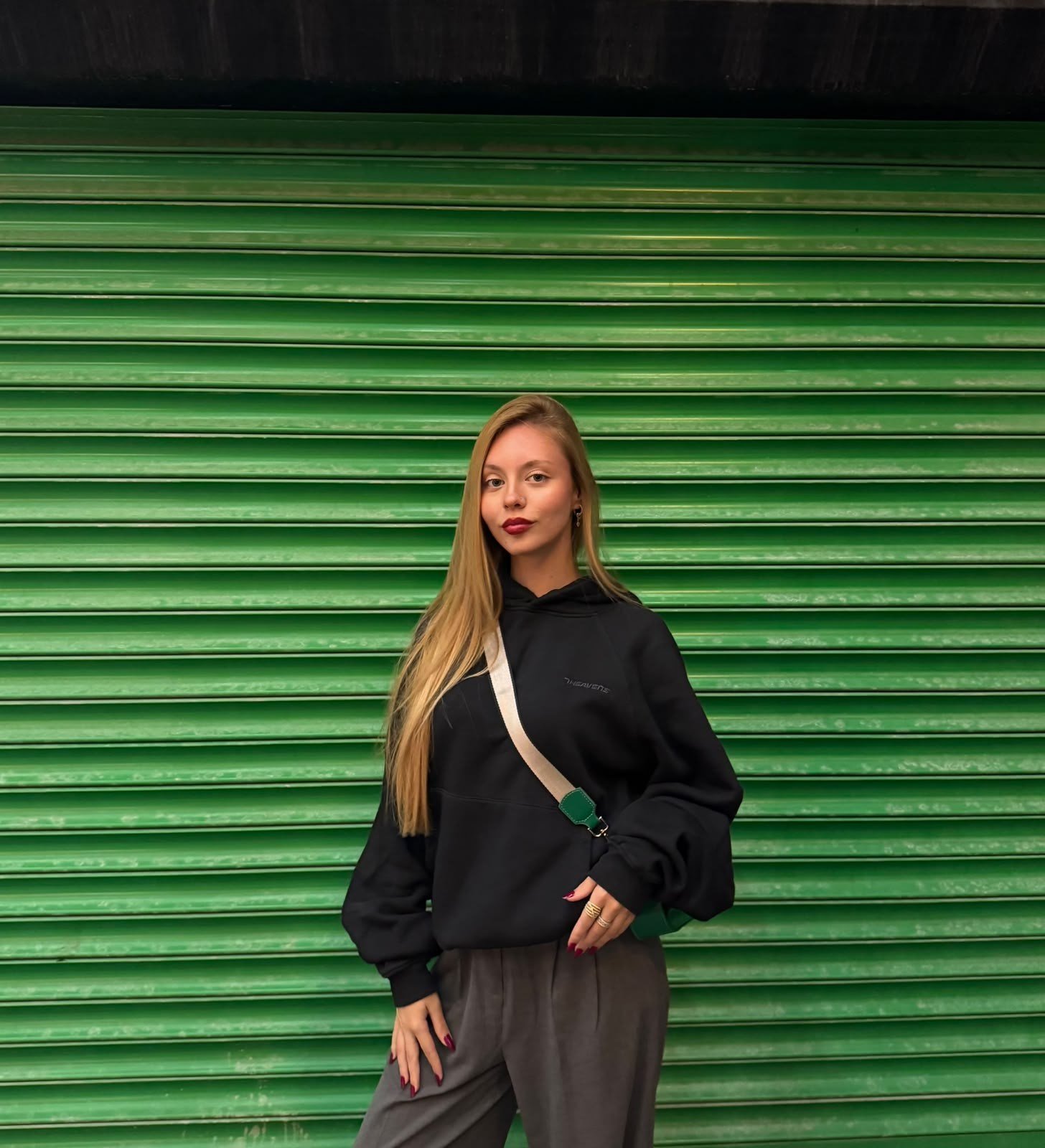 Pamuk Sweatshirt Füme-Sweatshirt