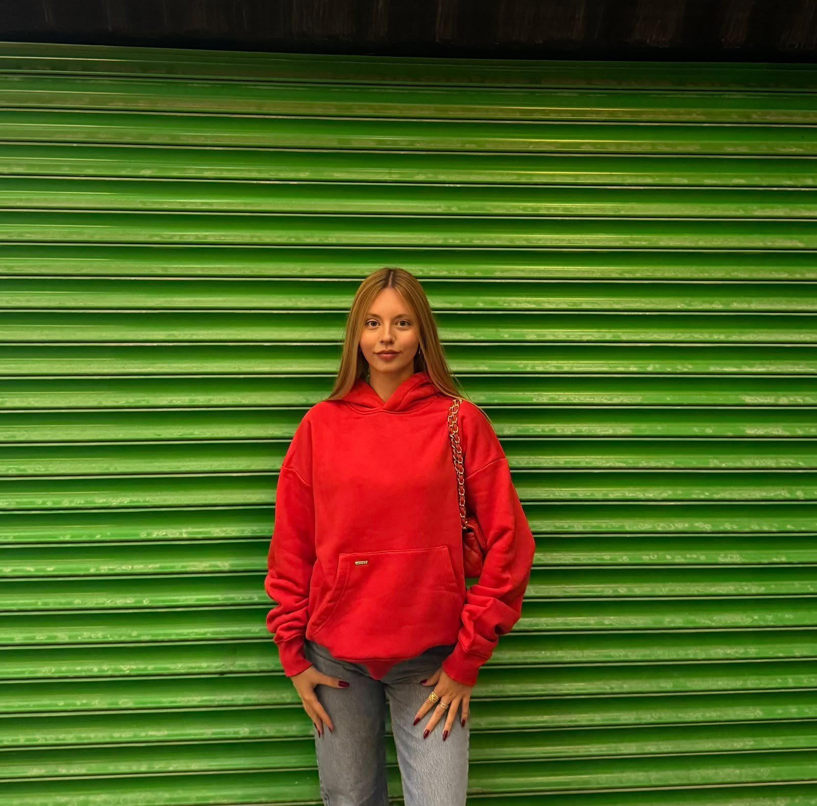 Pamuk Sweatshirt Kırmızı -Sweatshirt