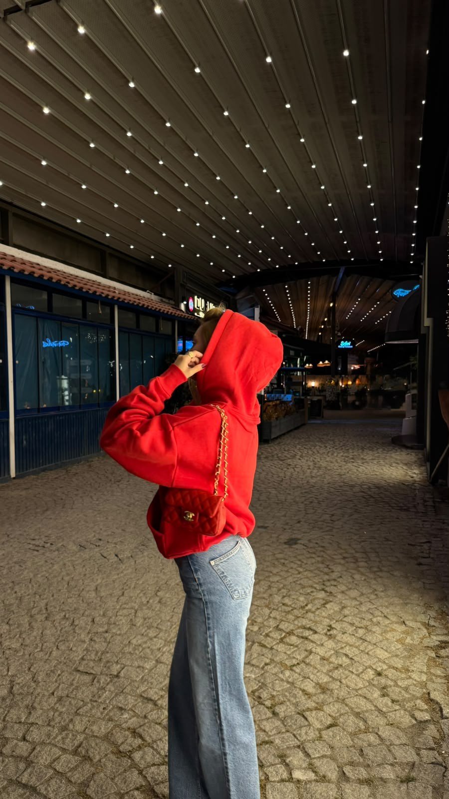 Pamuk Sweatshirt Kırmızı -Sweatshirt