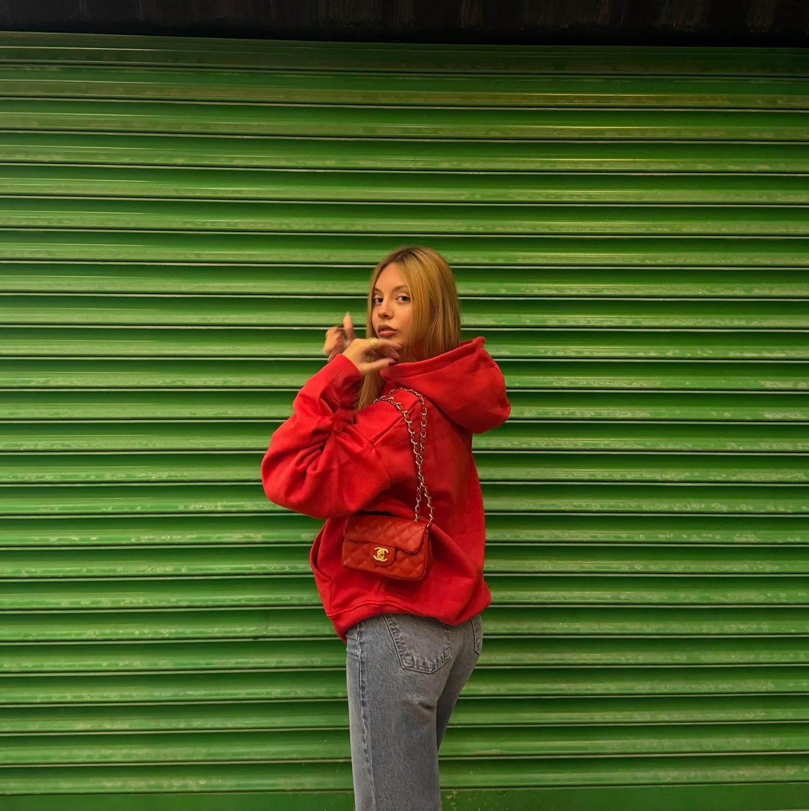Pamuk Sweatshirt Kırmızı -Sweatshirt