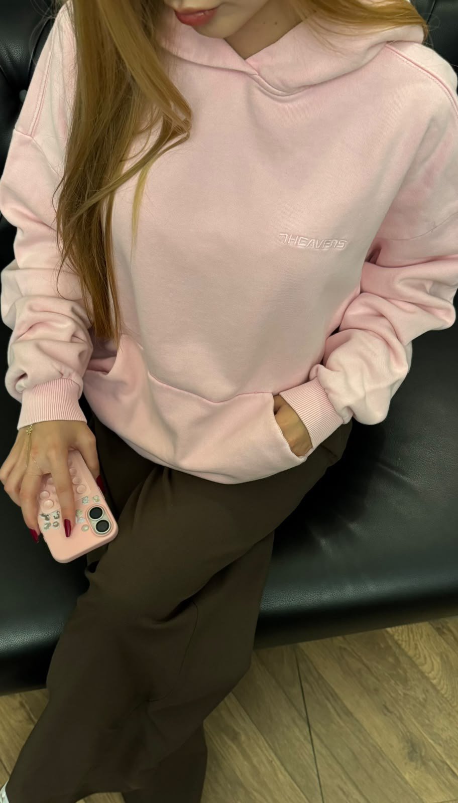 Pamuk Sweatshirt Soft Pembe -Sweatshirt