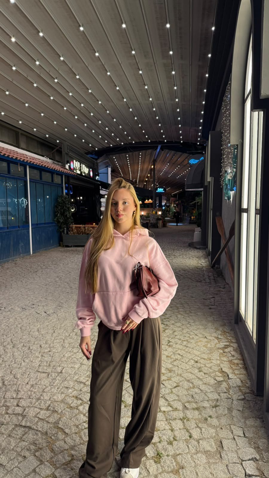 Pamuk Sweatshirt Soft Pembe -Sweatshirt
