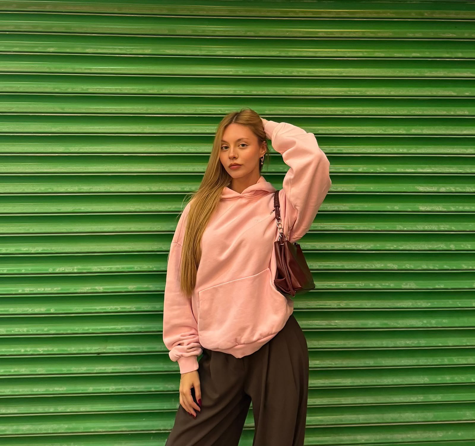 Pamuk Sweatshirt Soft Pembe -Sweatshirt
