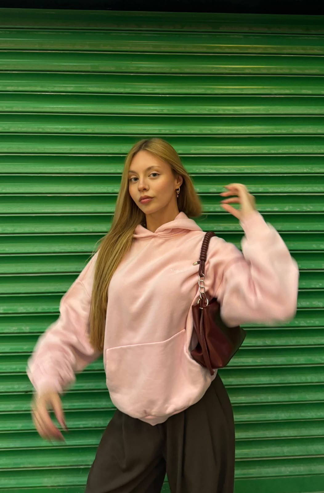 Pamuk Sweatshirt Soft Pembe -Sweatshirt