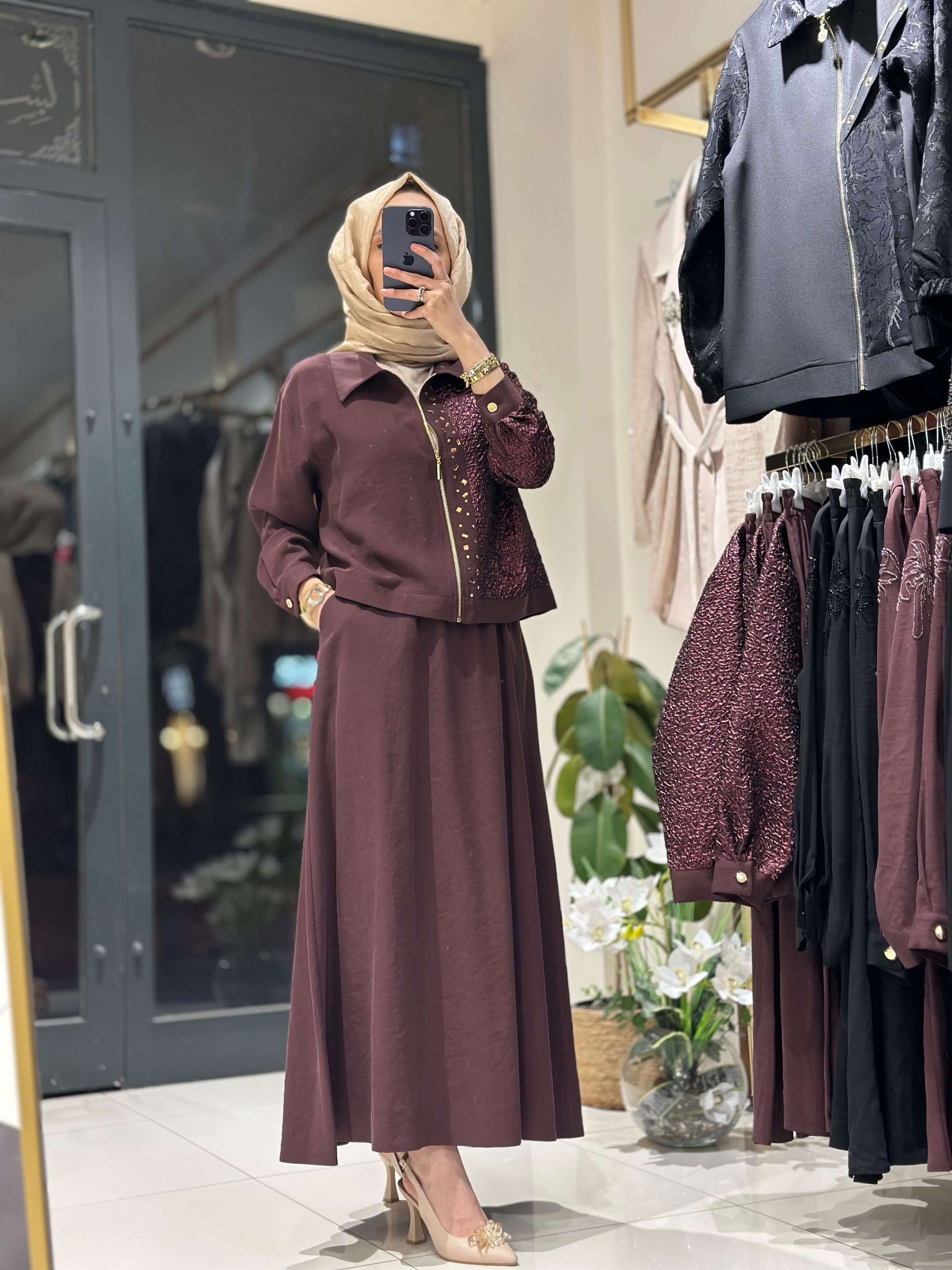10948 BROKAR DETAYLI ETEKLİ TAKIM