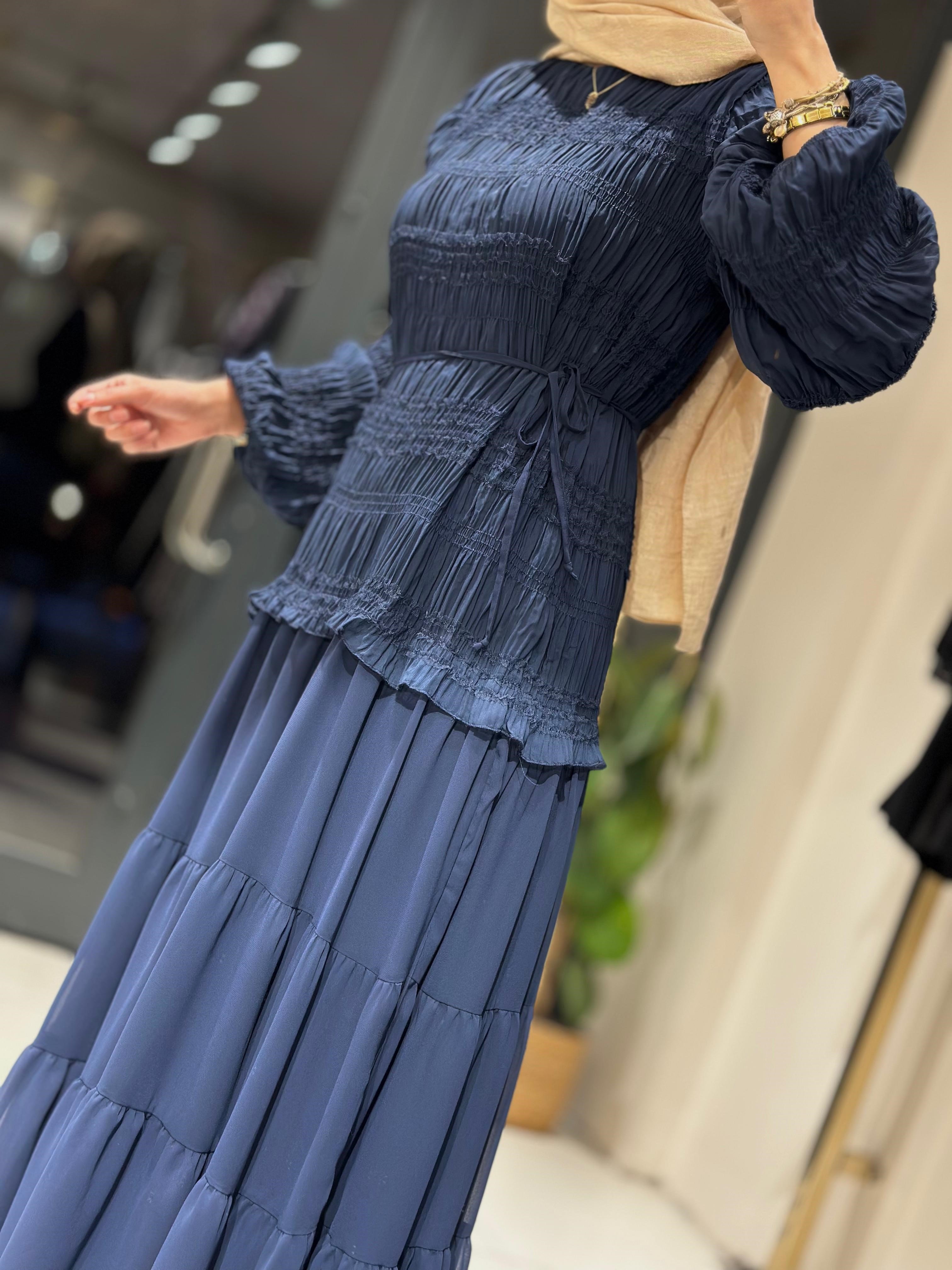1610 ŞİFON ELBİSE 