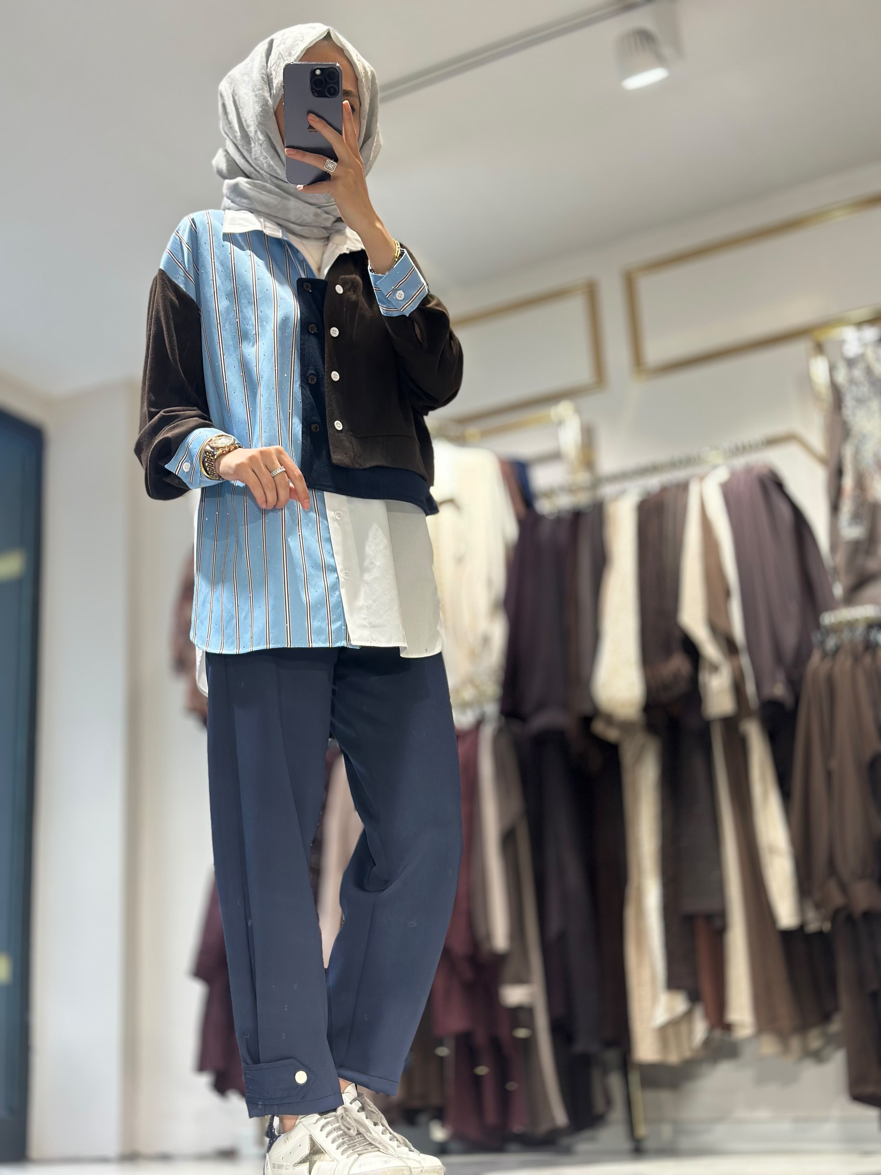 170382 ÇİFT KUMAŞ GÖMLEK