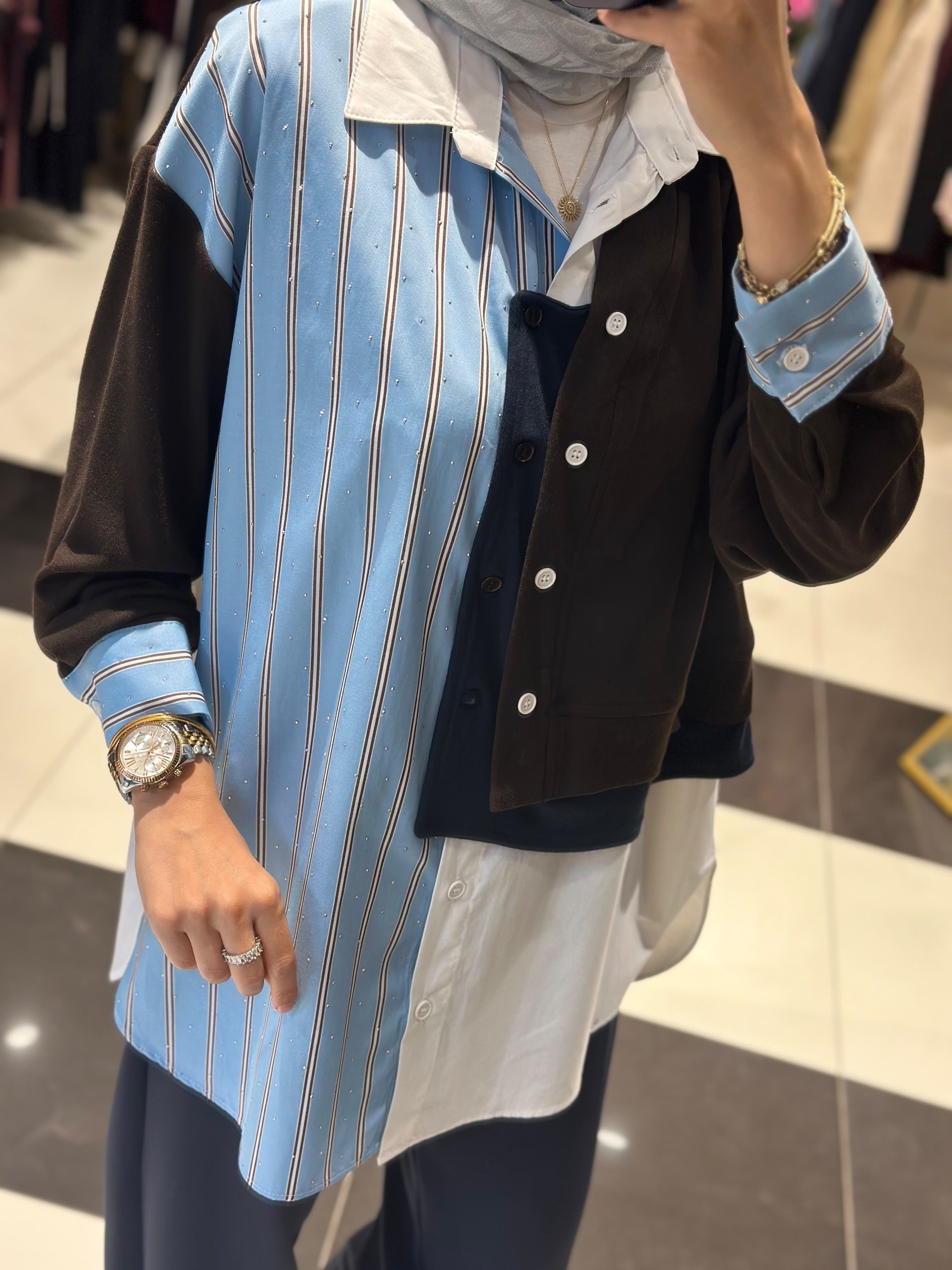170382 ÇİFT KUMAŞ GÖMLEK