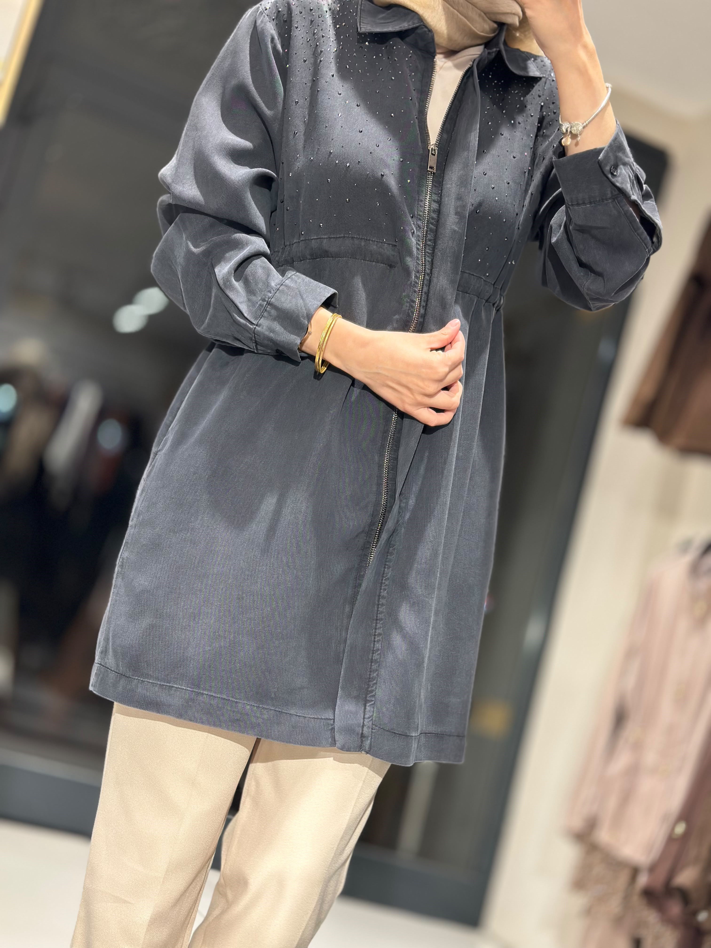 6048 FERMUARLI TENSEL CEKET
