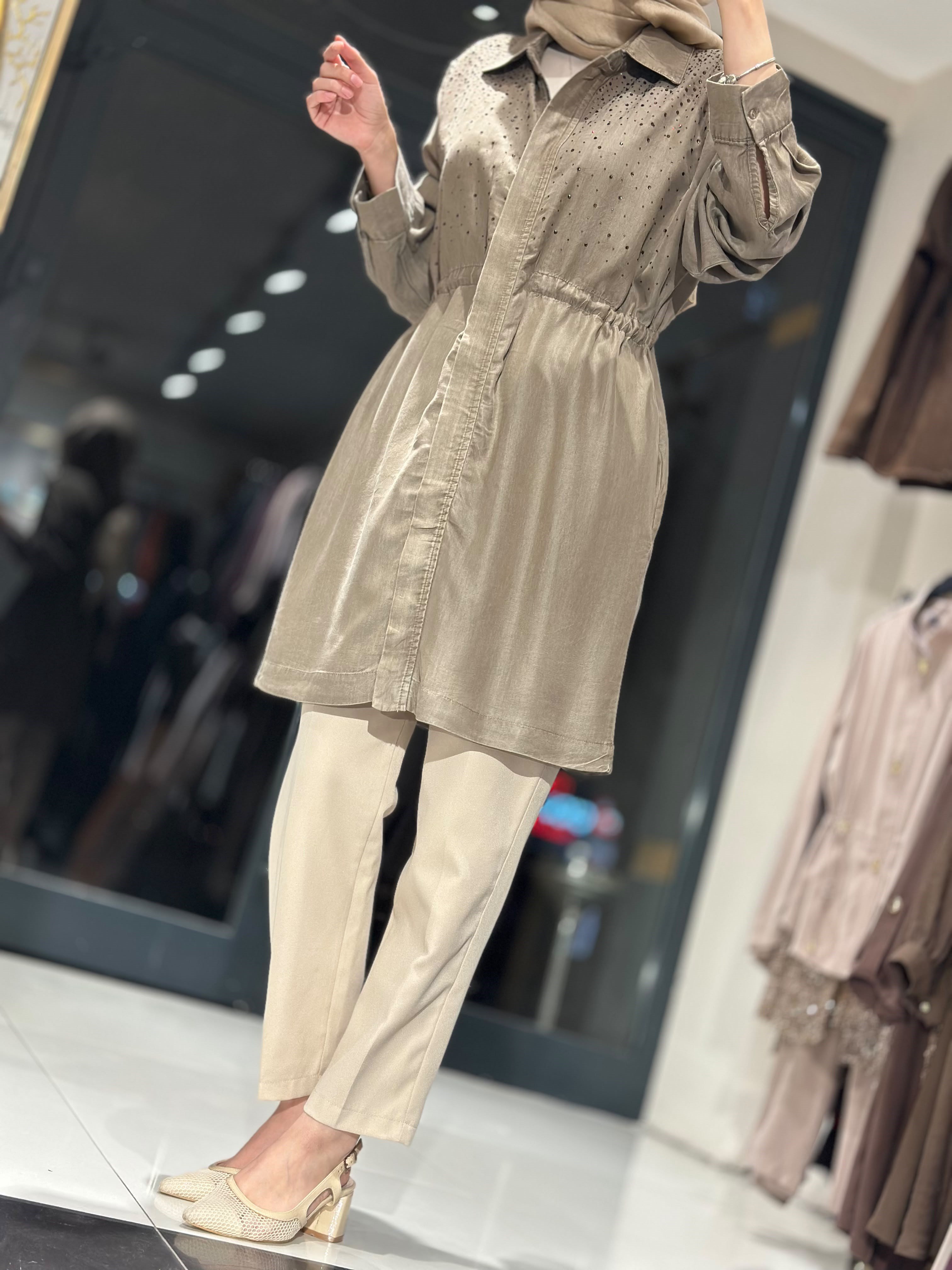 6048 FERMUARLI TENSEL CEKET