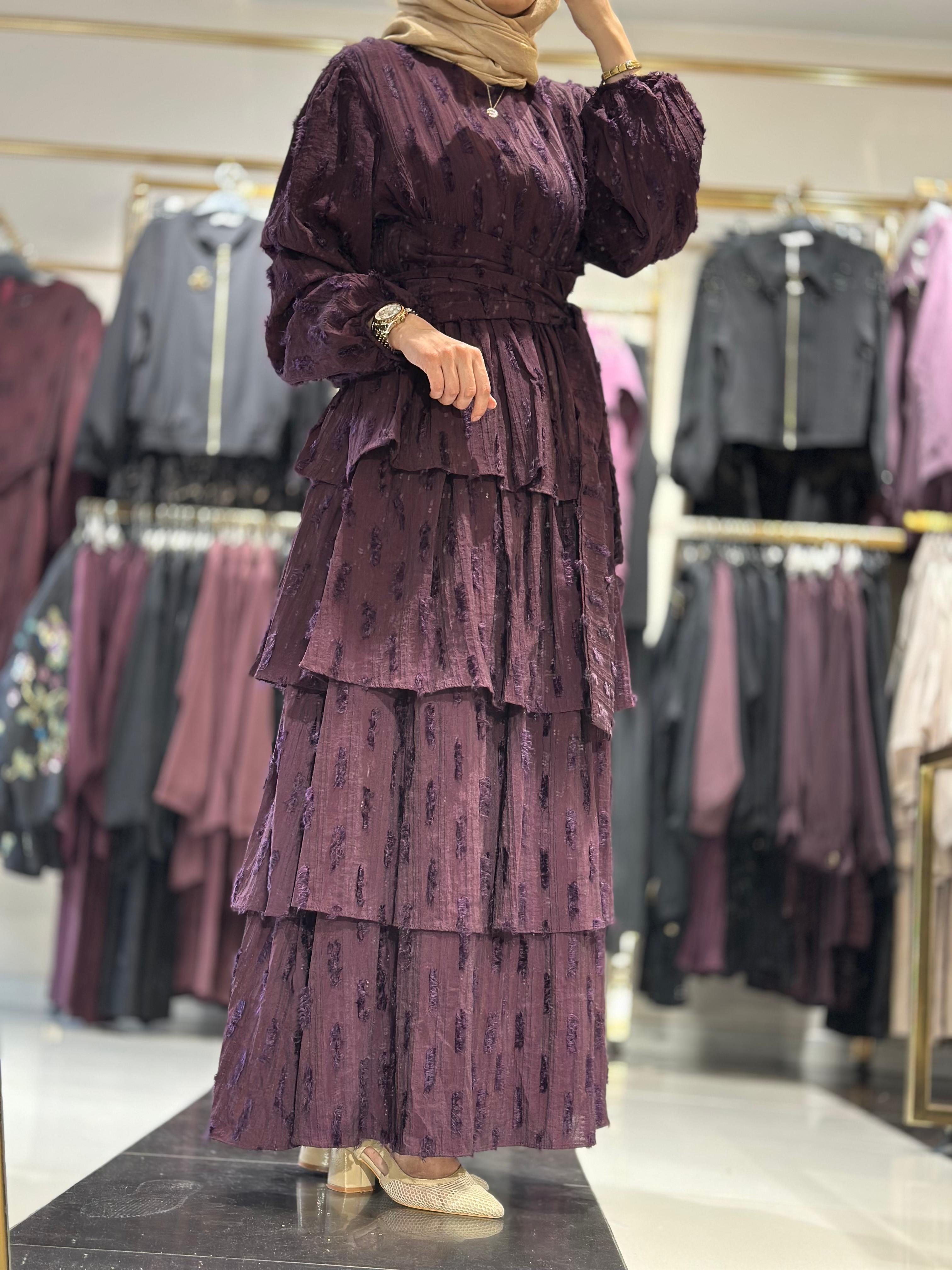 828 KIRÇILLI ELBİSE