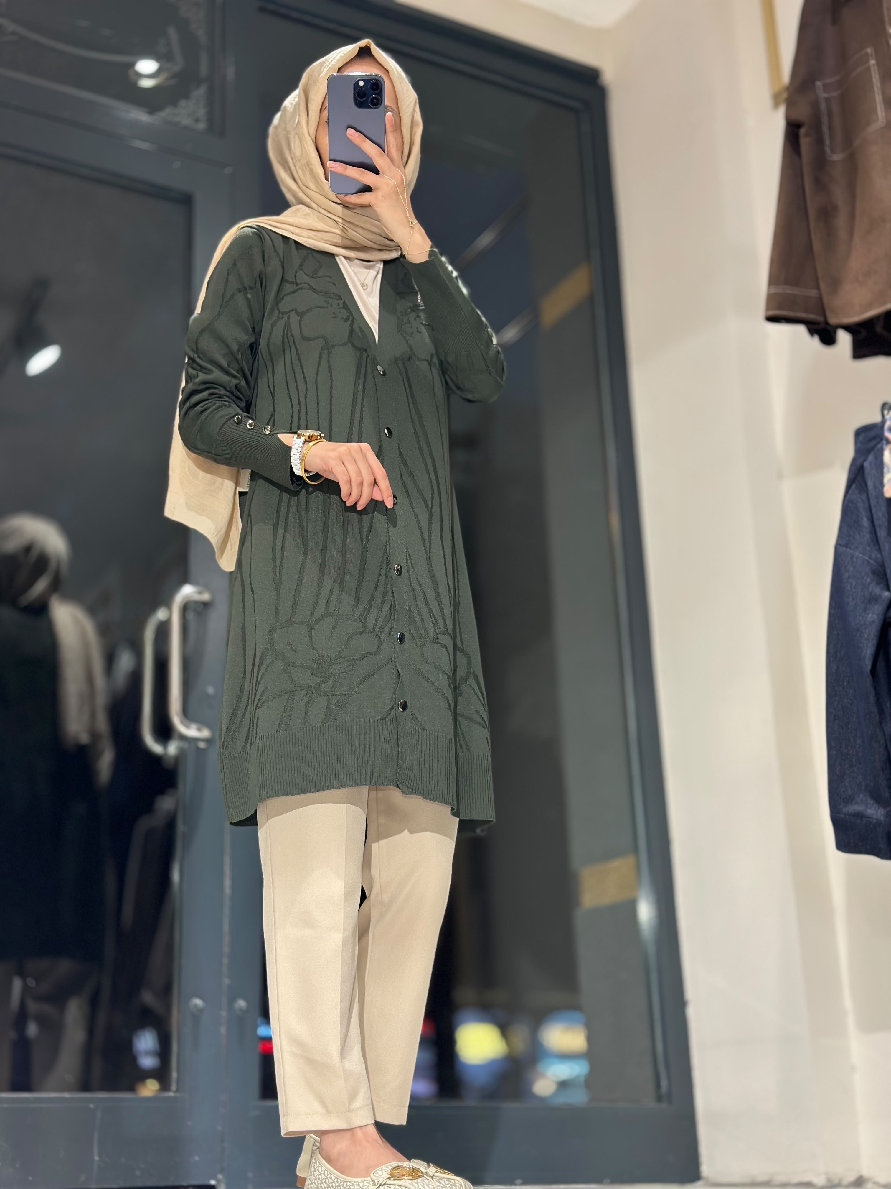 PLC78 KOL DETAYLI TRİKO HIRKA