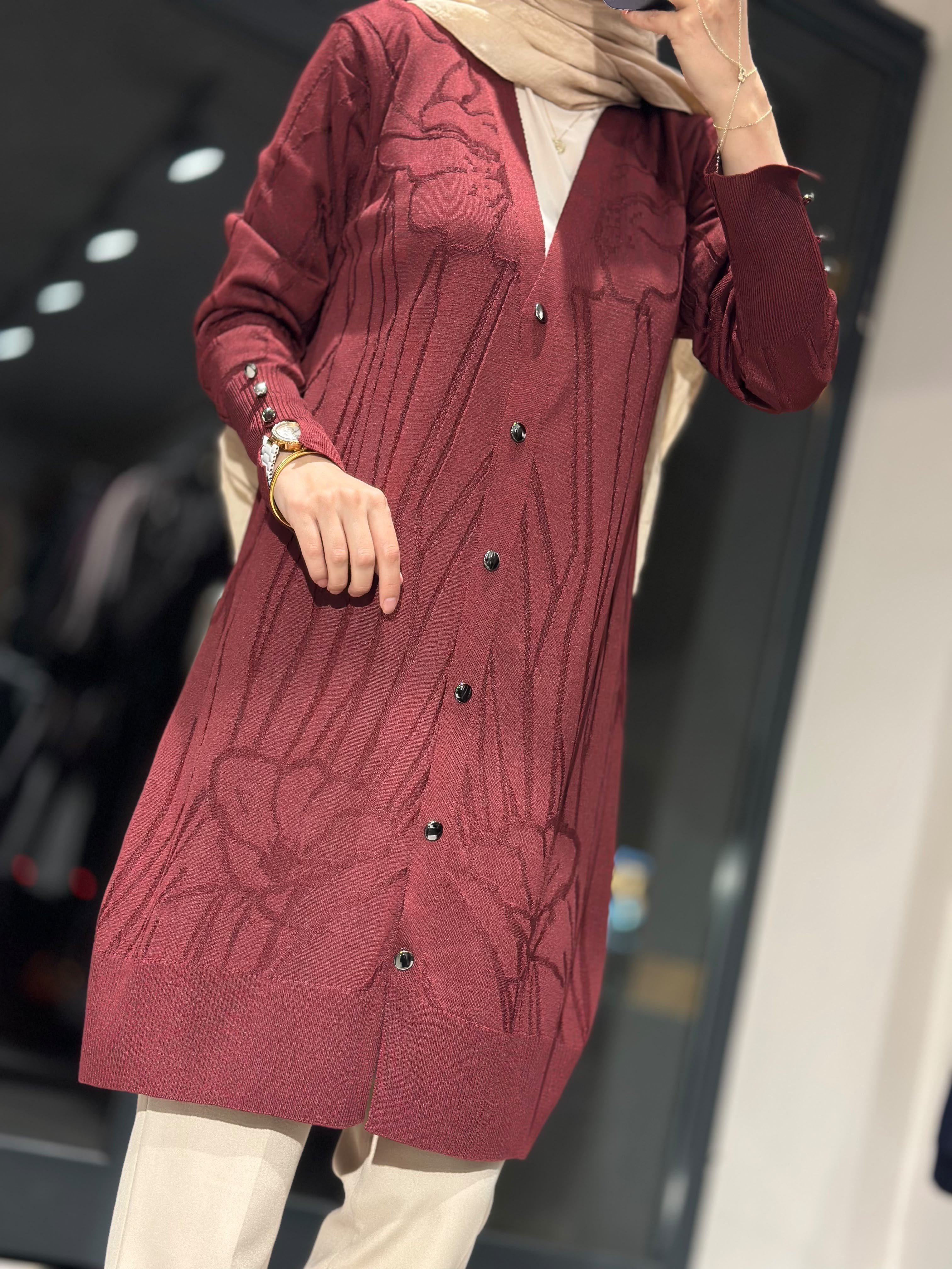 PLC78 KOL DETAYLI TRİKO HIRKA