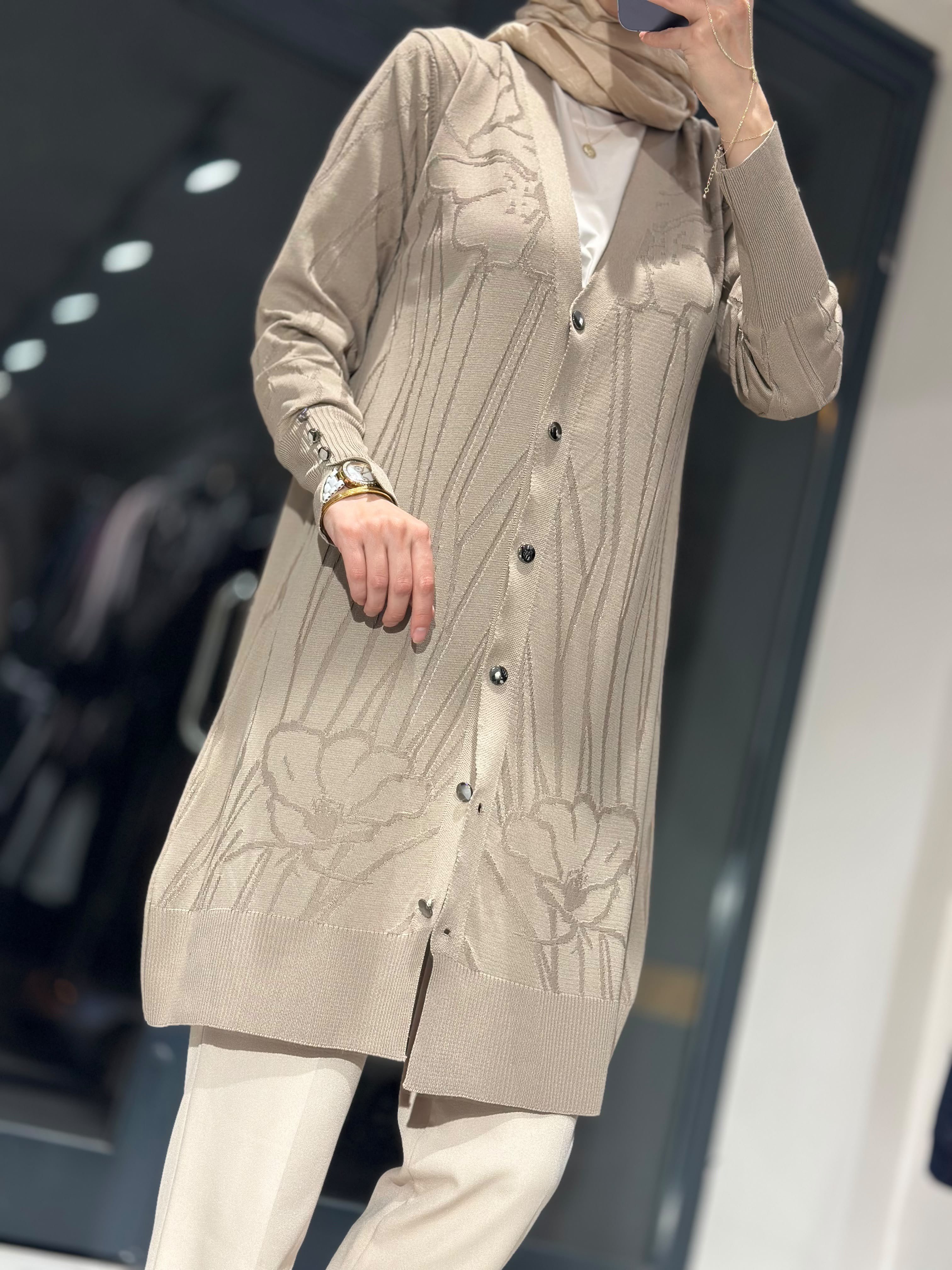 PLC78 KOL DETAYLI TRİKO HIRKA