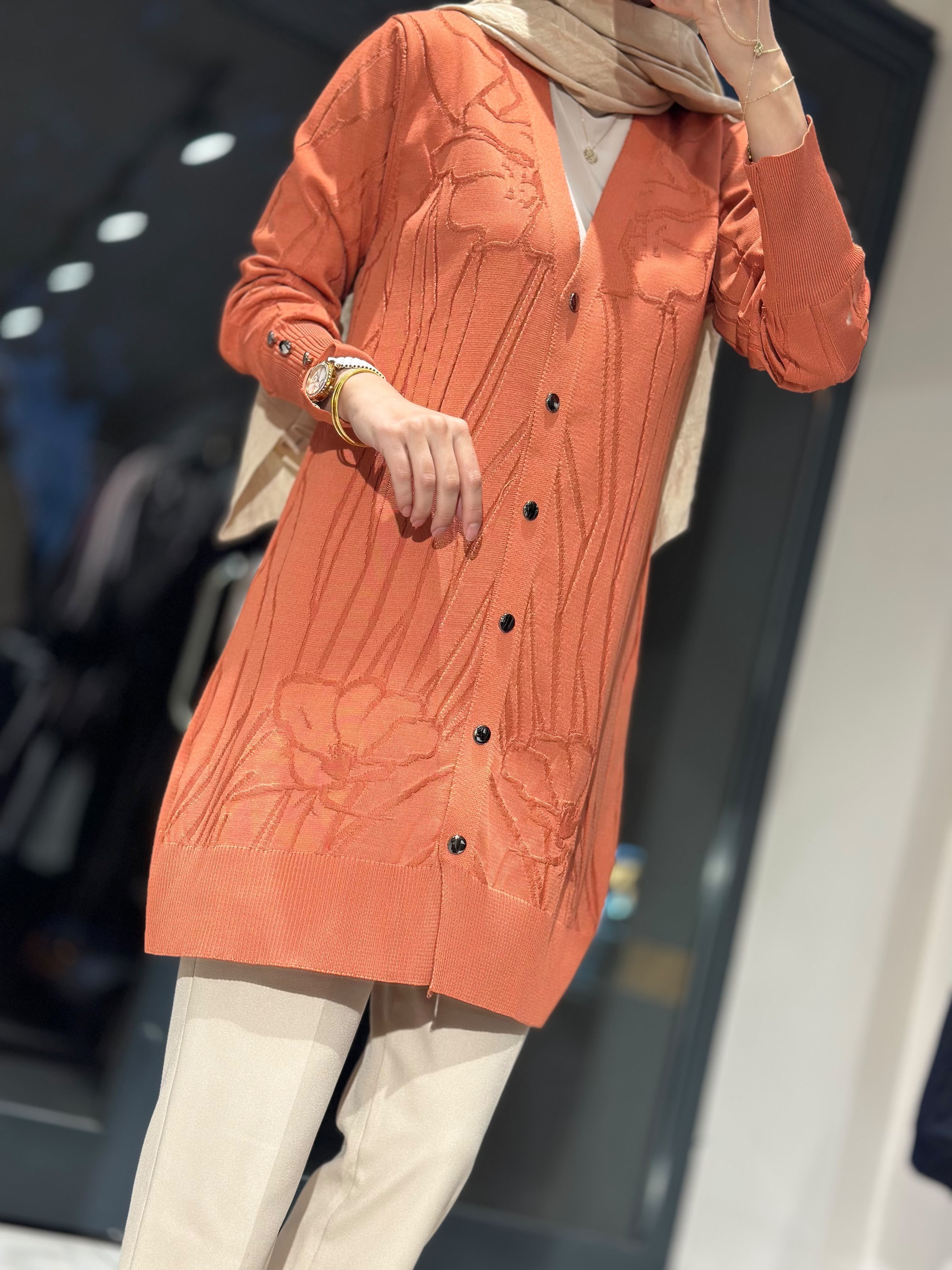 PLC78 KOL DETAYLI TRİKO HIRKA