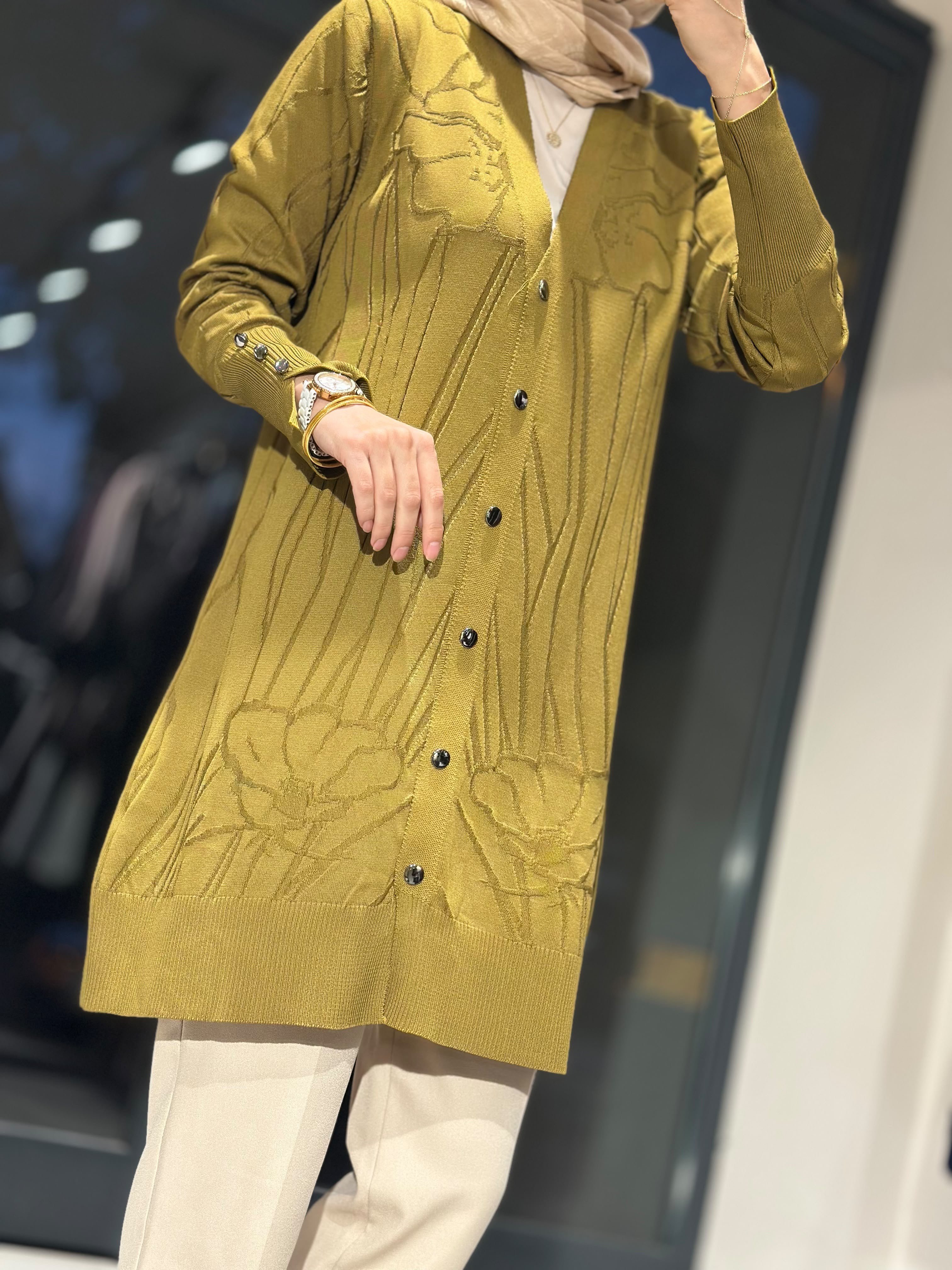 PLC78 KOL DETAYLI TRİKO HIRKA