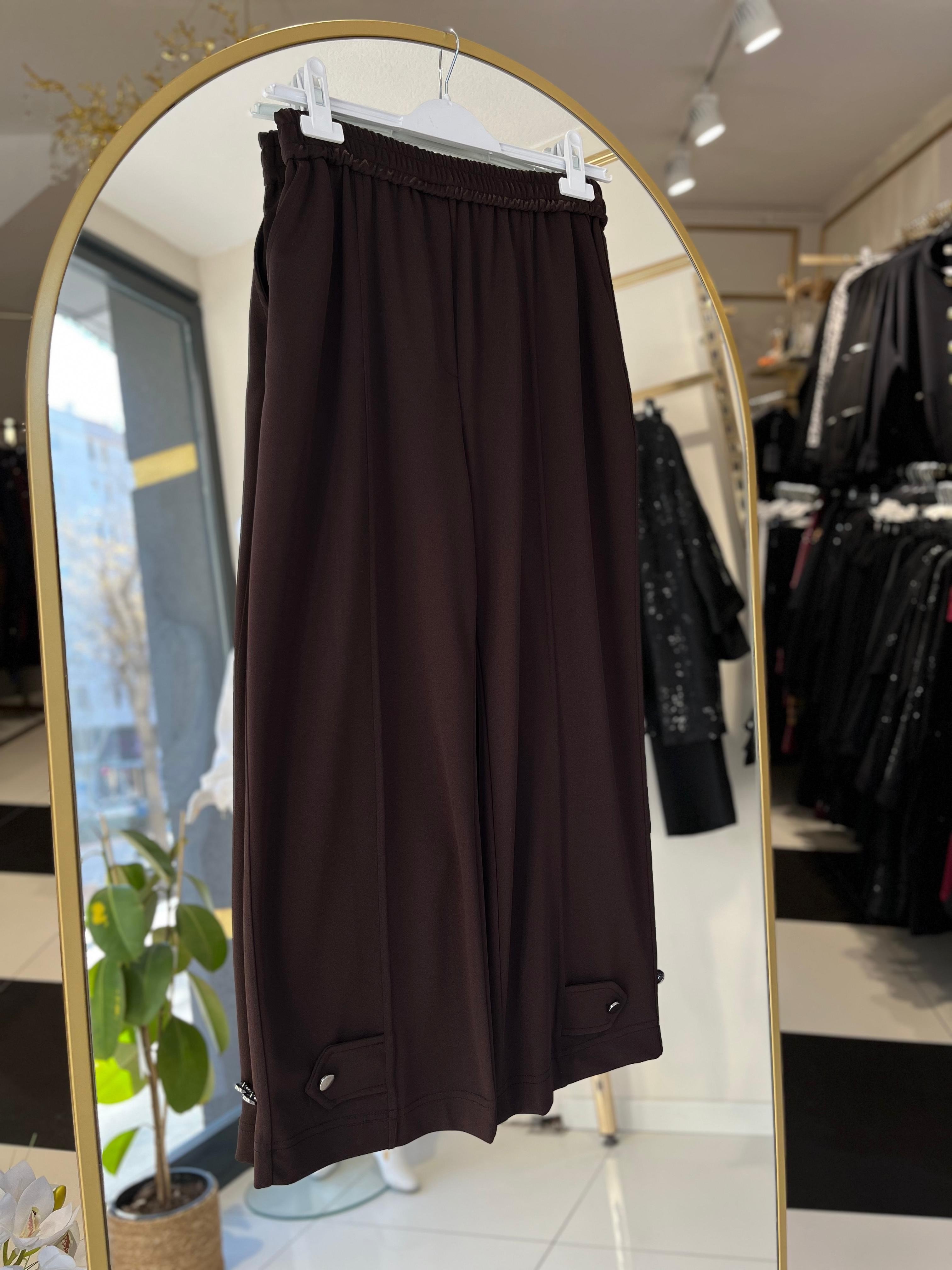 T110 DÜĞME PAÇA DETAYLI PANTOLON