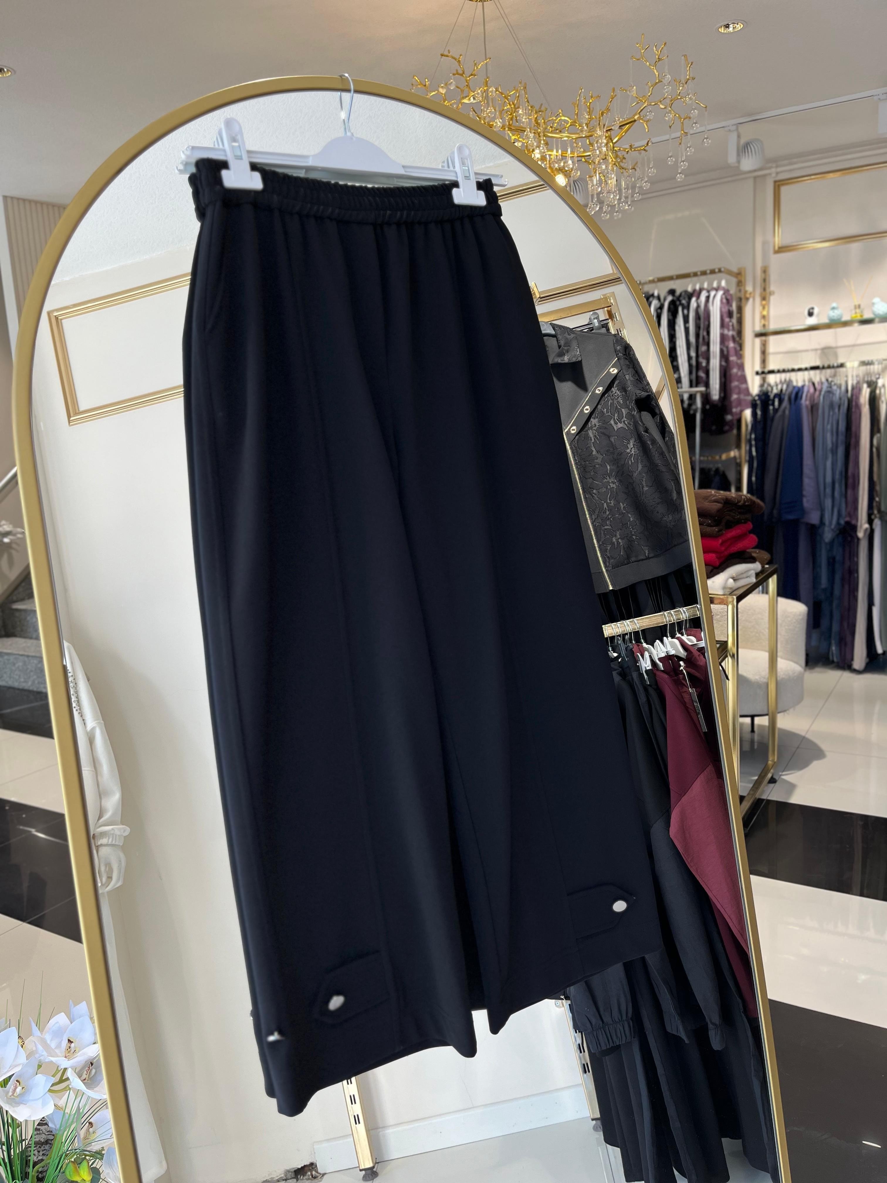 T110 DÜĞME PAÇA DETAYLI PANTOLON