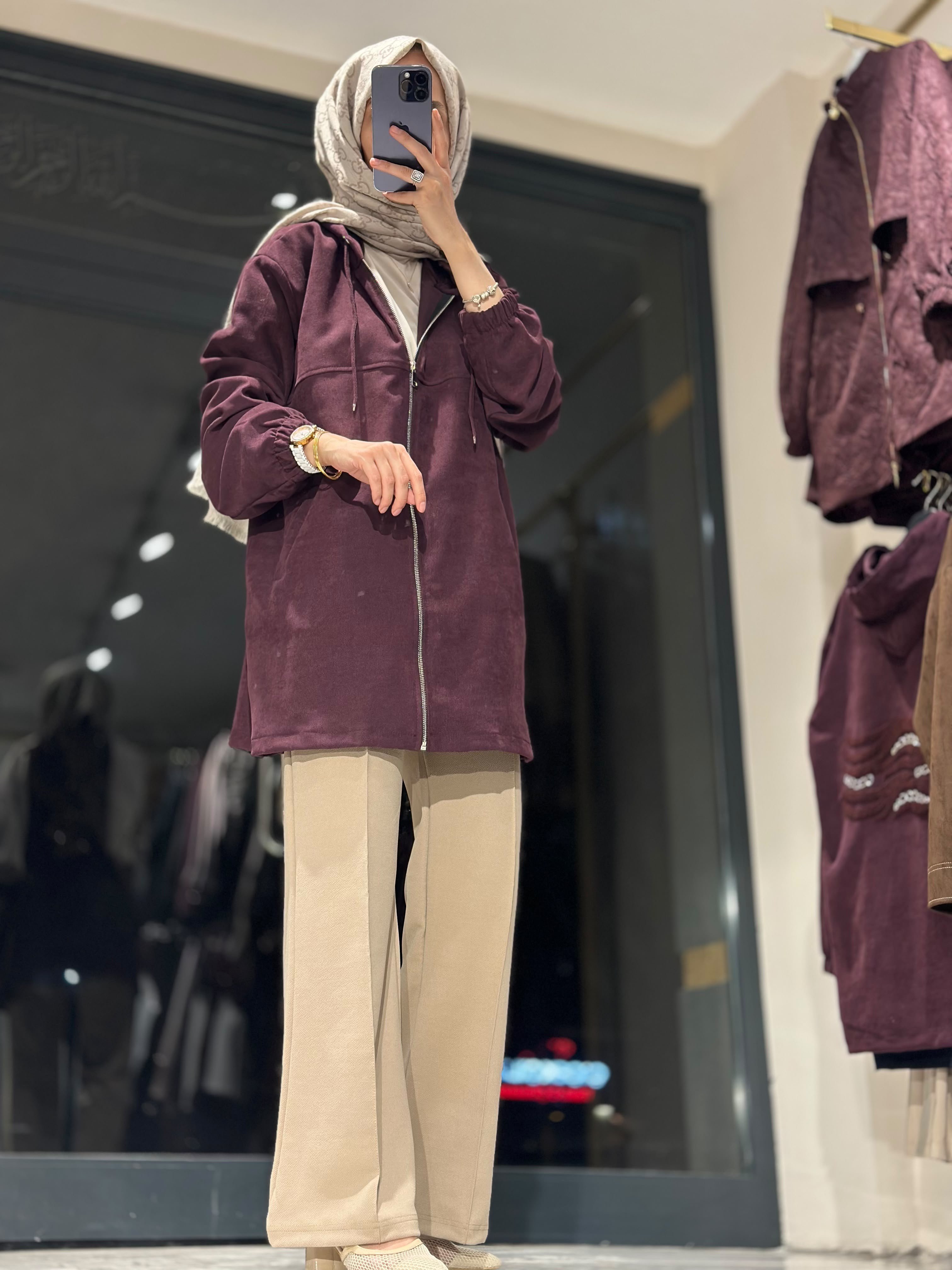 T137 ARKASI İŞLEMELİ CEKET