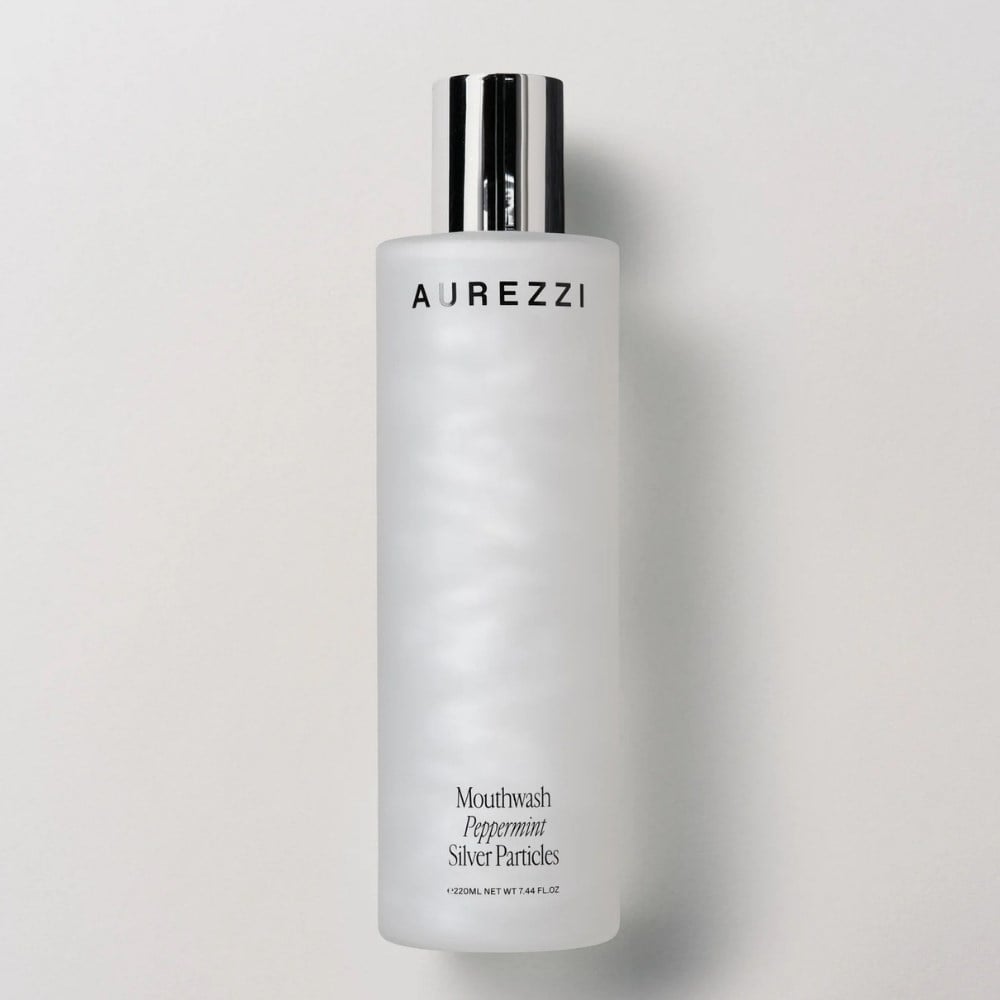 Aurezzi Nane Aromalı Gümüş Parçacıkları Silver Ağız Bakım Suyu 220 Ml