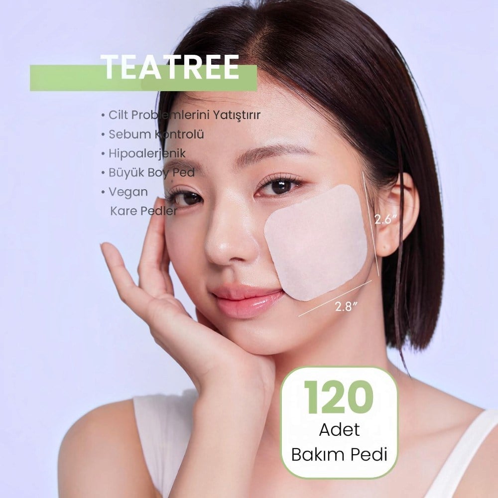 Dermal Ağaç Özlü Rahatlatici Tonik Ped 120`Li