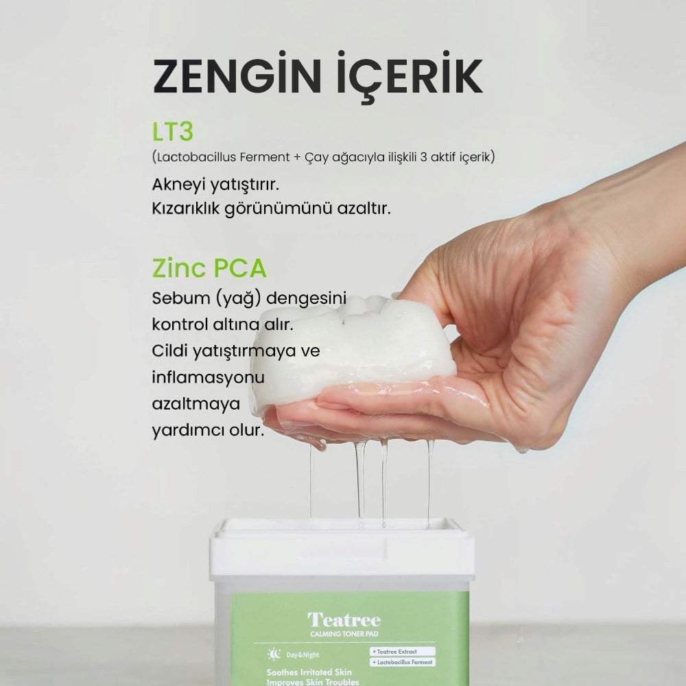 Dermal Çay Ağaci Özlü Tonik Ped