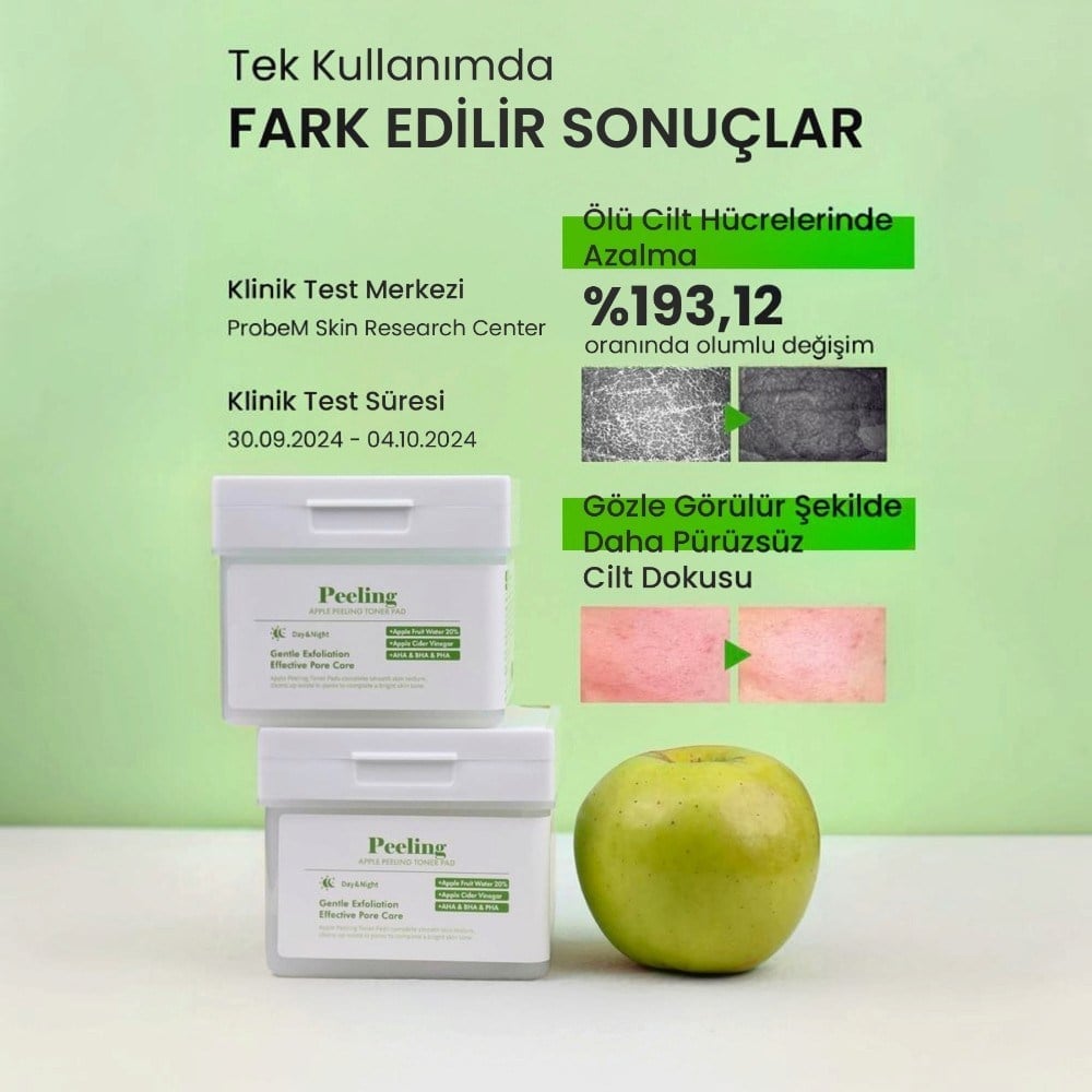 Dermal Peeling Elmali Tonik Ped