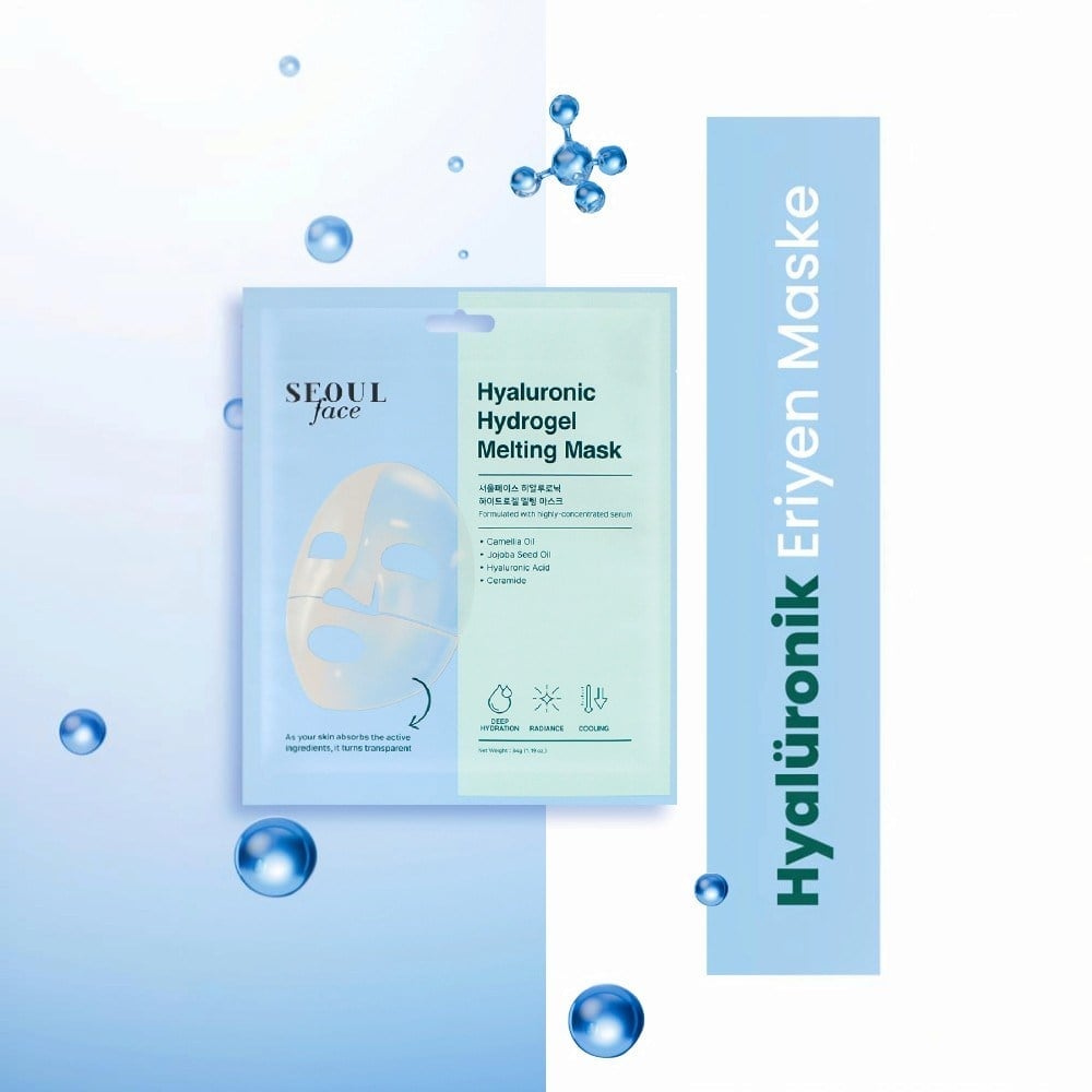 Dermal Seoulface Hyaluronic Hydrojel Şeffaflaşan Eriyen Maske 34Gr