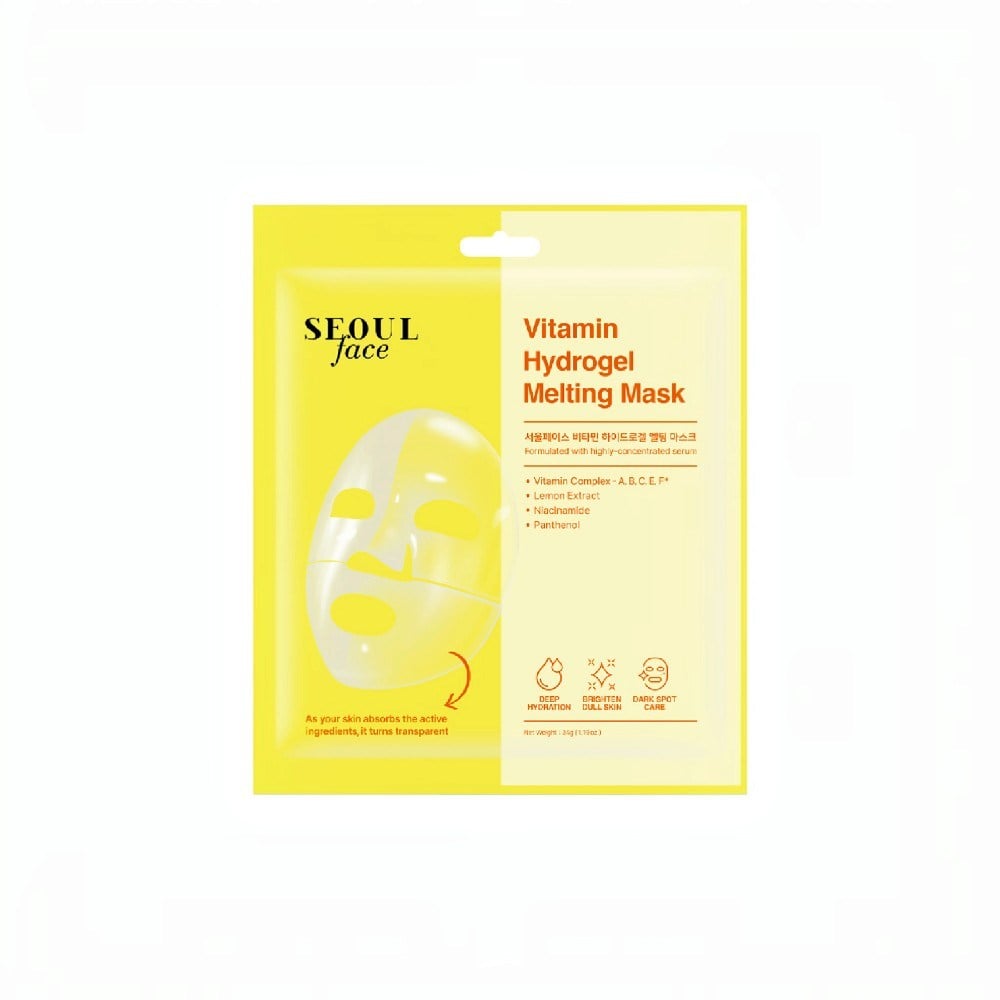 Dermal Seoulface Vitamin Hydrojel Şeffaflaşan Eriyen Maske 34Gr