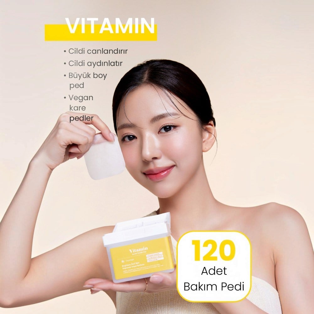 Dermal Vitamin Özlü Parlatici Tonik Ped 120`Li