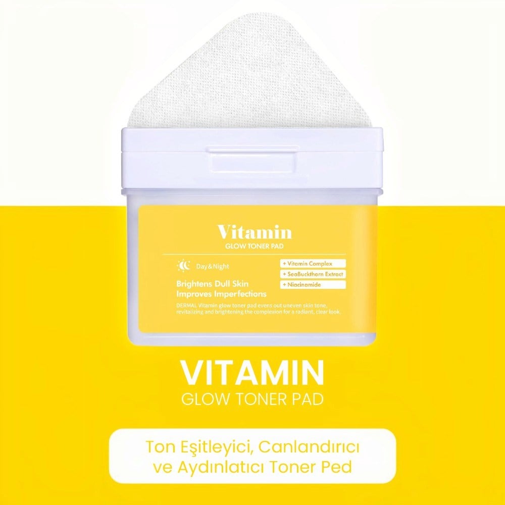 Dermal Vitamin Özlü Parlatici Tonik Ped 120`Li
