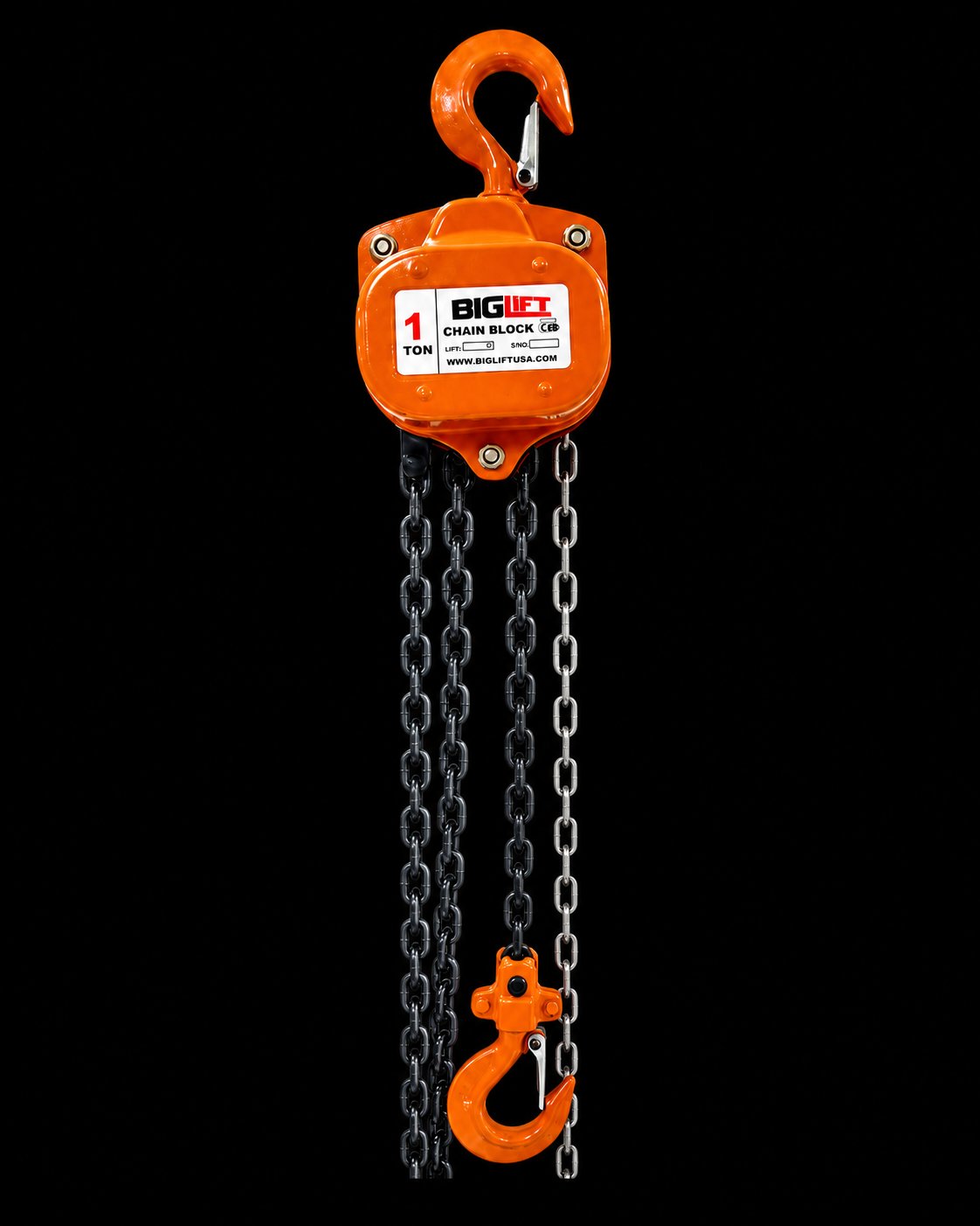 Biglift - Manuel Caraskal / Zincirli Vinç (2 Ton, 5 MT, Sarı)