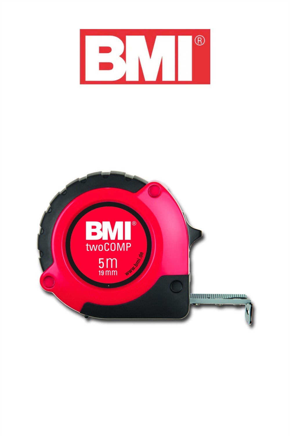 BMI 472241021 Two Comp Çelik Şeritli Metre 2m x 16mm