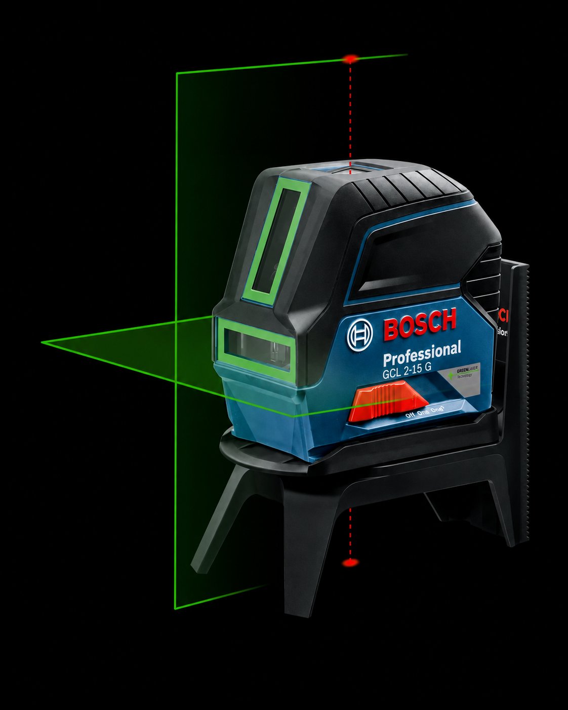 Bosch GCL 2-15G - Hizalama (Çizgi) Lazeri (Yeşil Işık, Profesyonel)