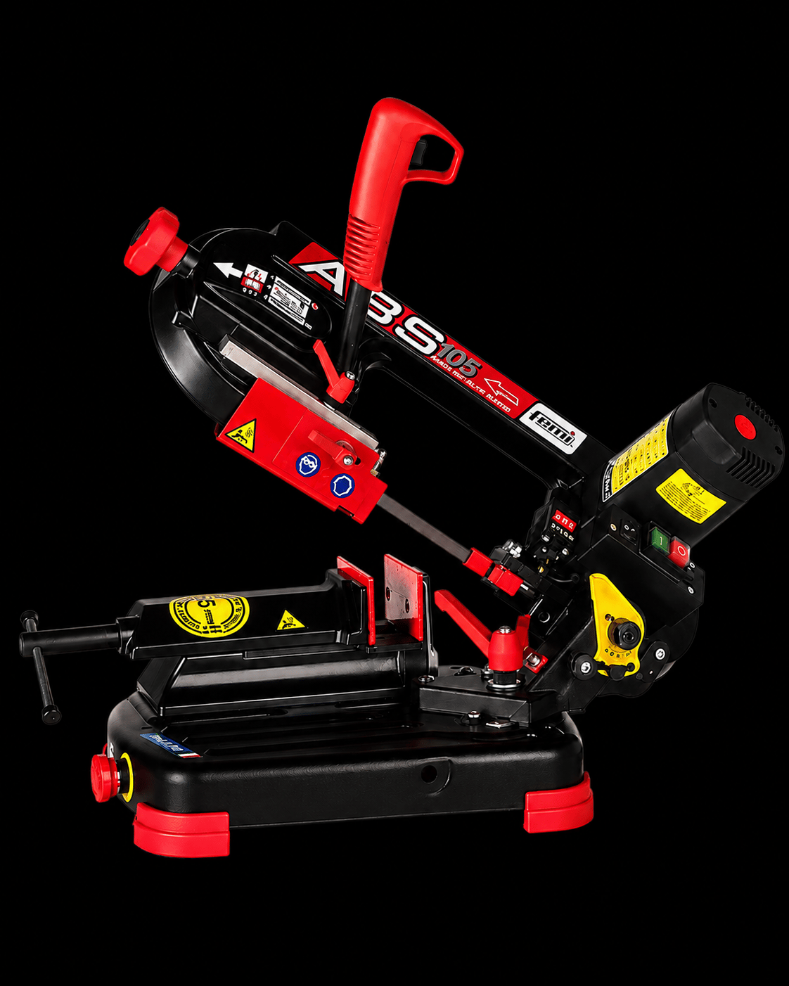 Femi ABS105 - Şerit Testere (Otomatik Metal Kesme, 950 W, İtalya)