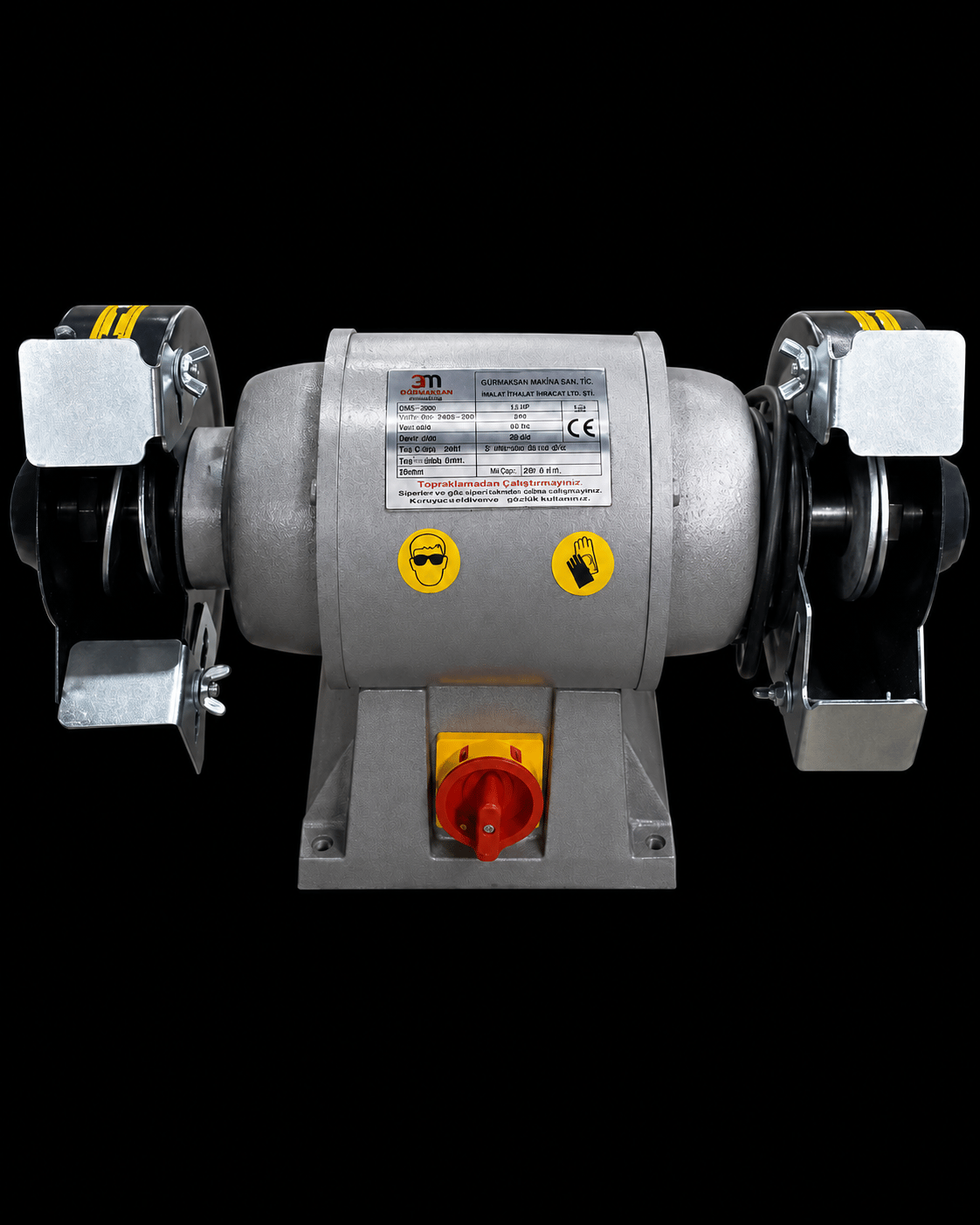 Gürmaksan Lider - Zımpara (Taşlama) Motoru (250 MM, Monofaze, 1.5 KW)