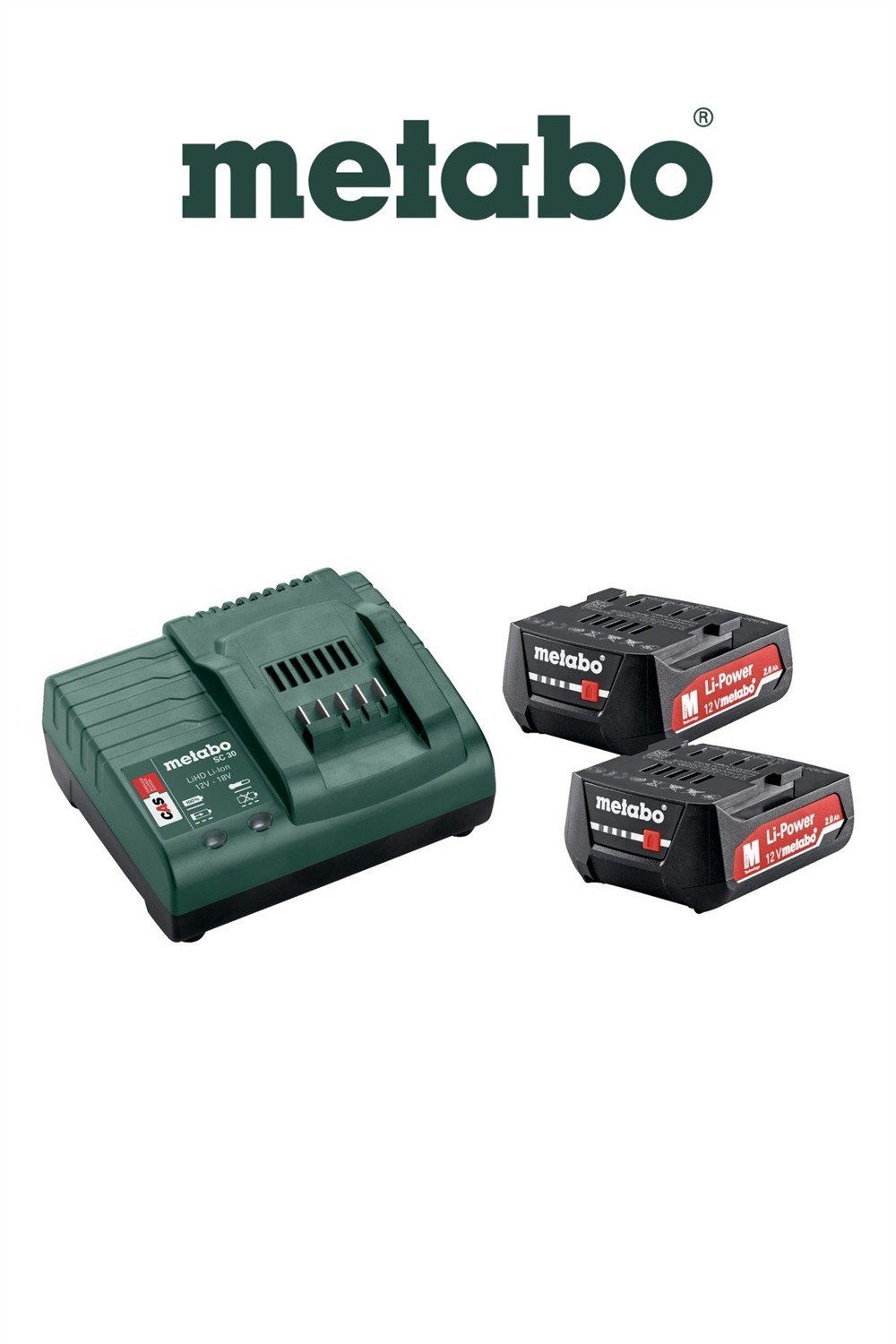 Metabo BASIC SET 12V 2x2.0 Ah