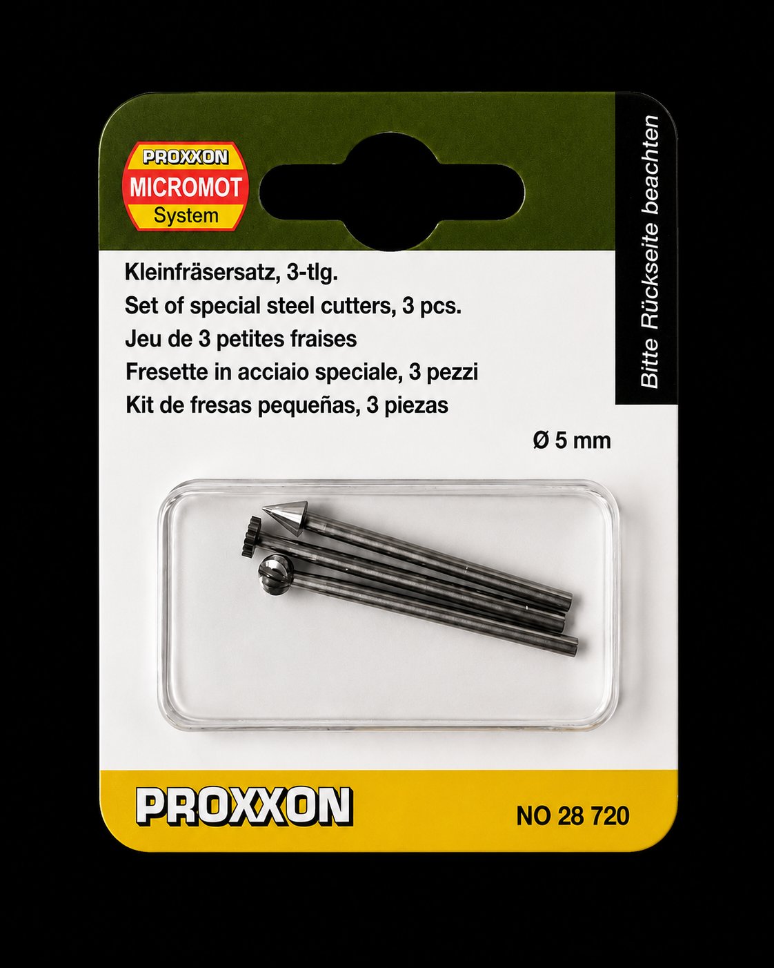 Proxxon - Freze Uçları (3 Adet Set)